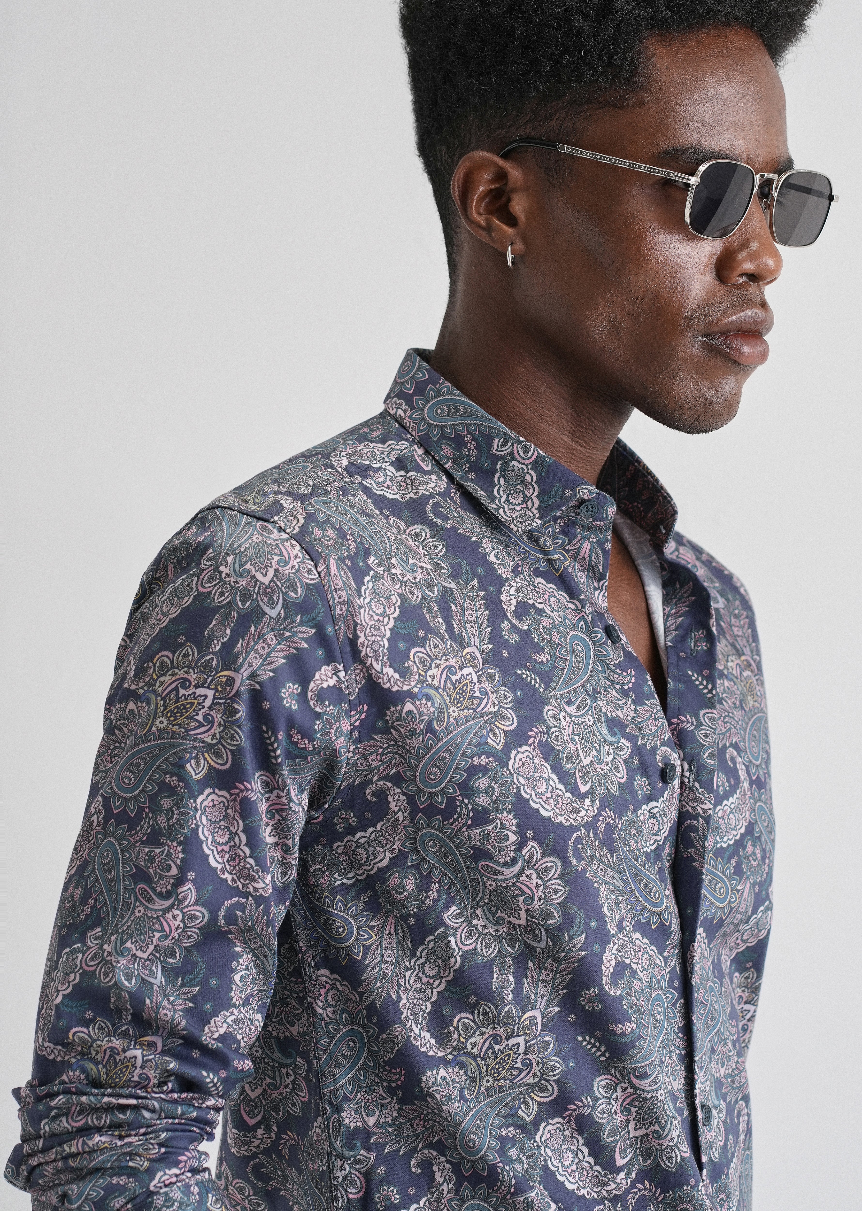 Digitalis Paisley Printed Shirt