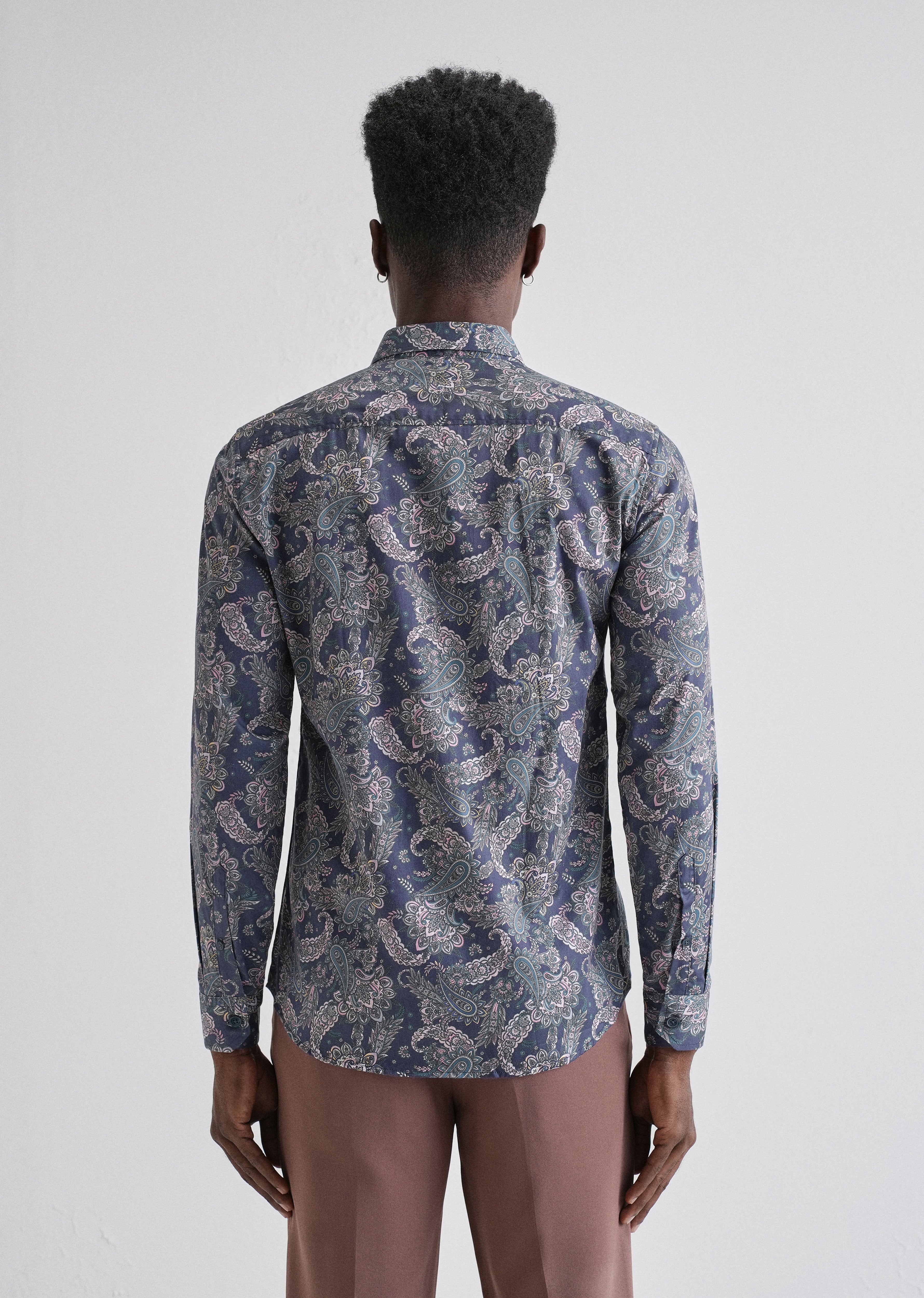 Digitalis Paisley Printed Shirt