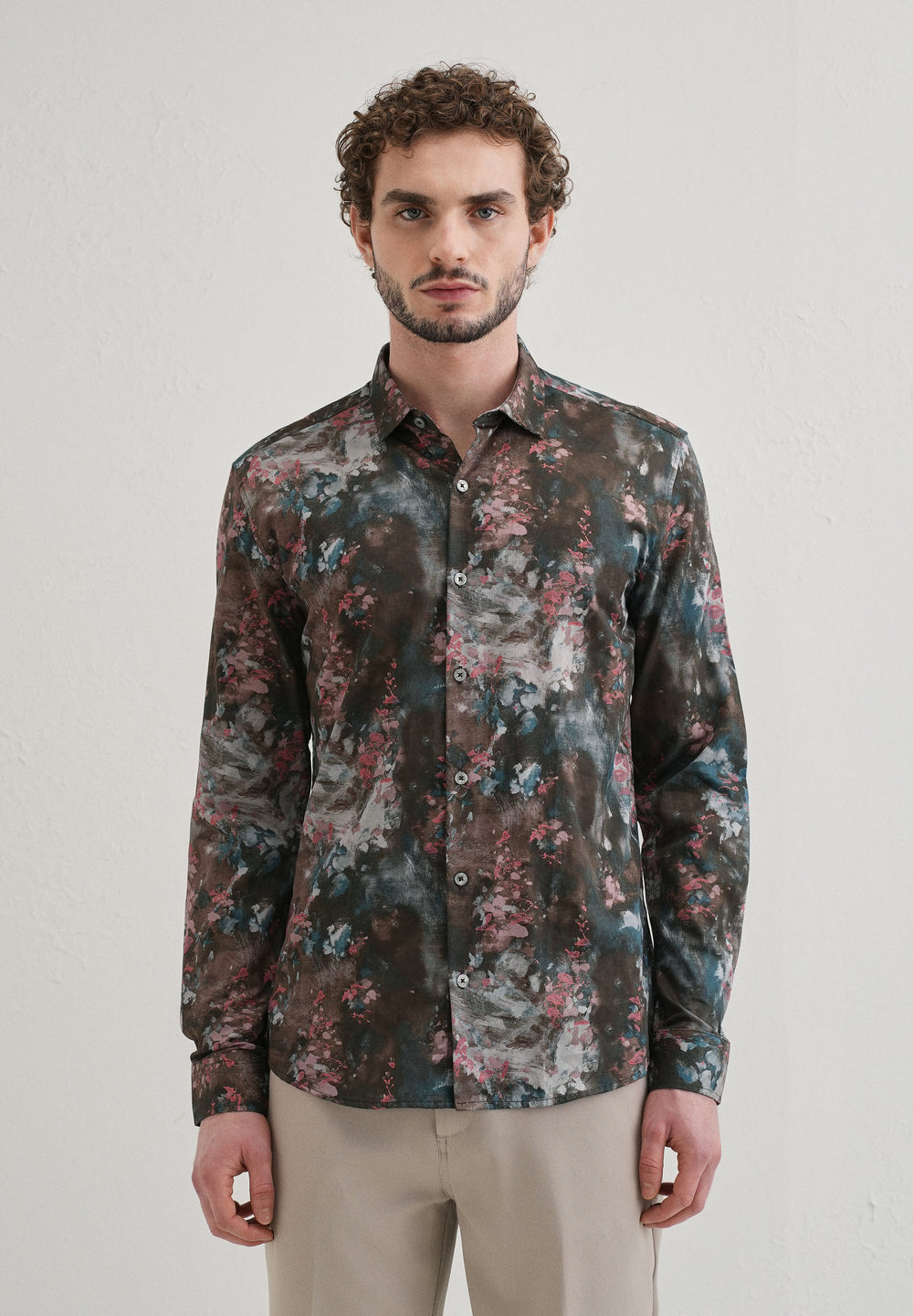 Drip Splash Printed Shirt