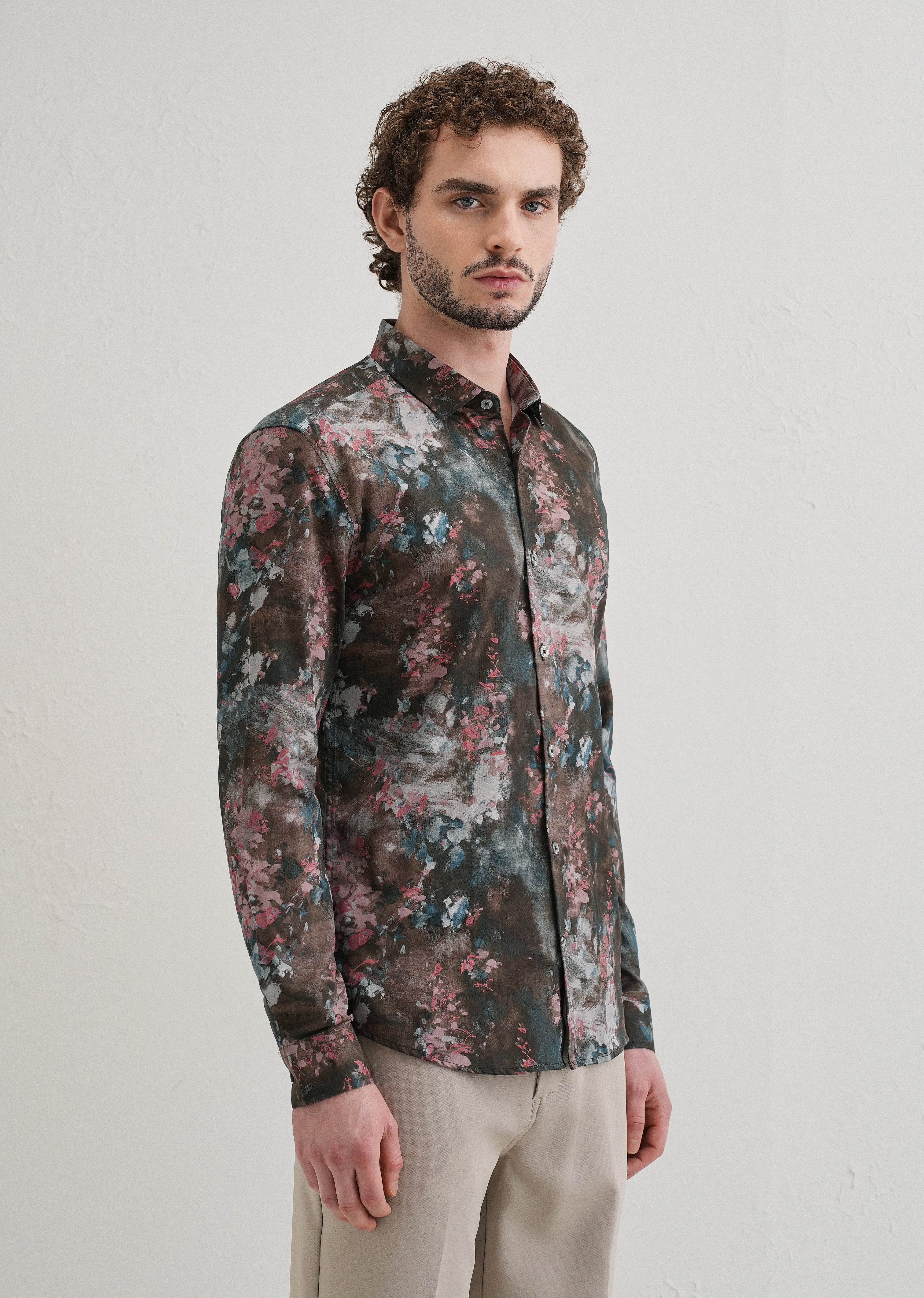 Drip Splash Printed Shirt