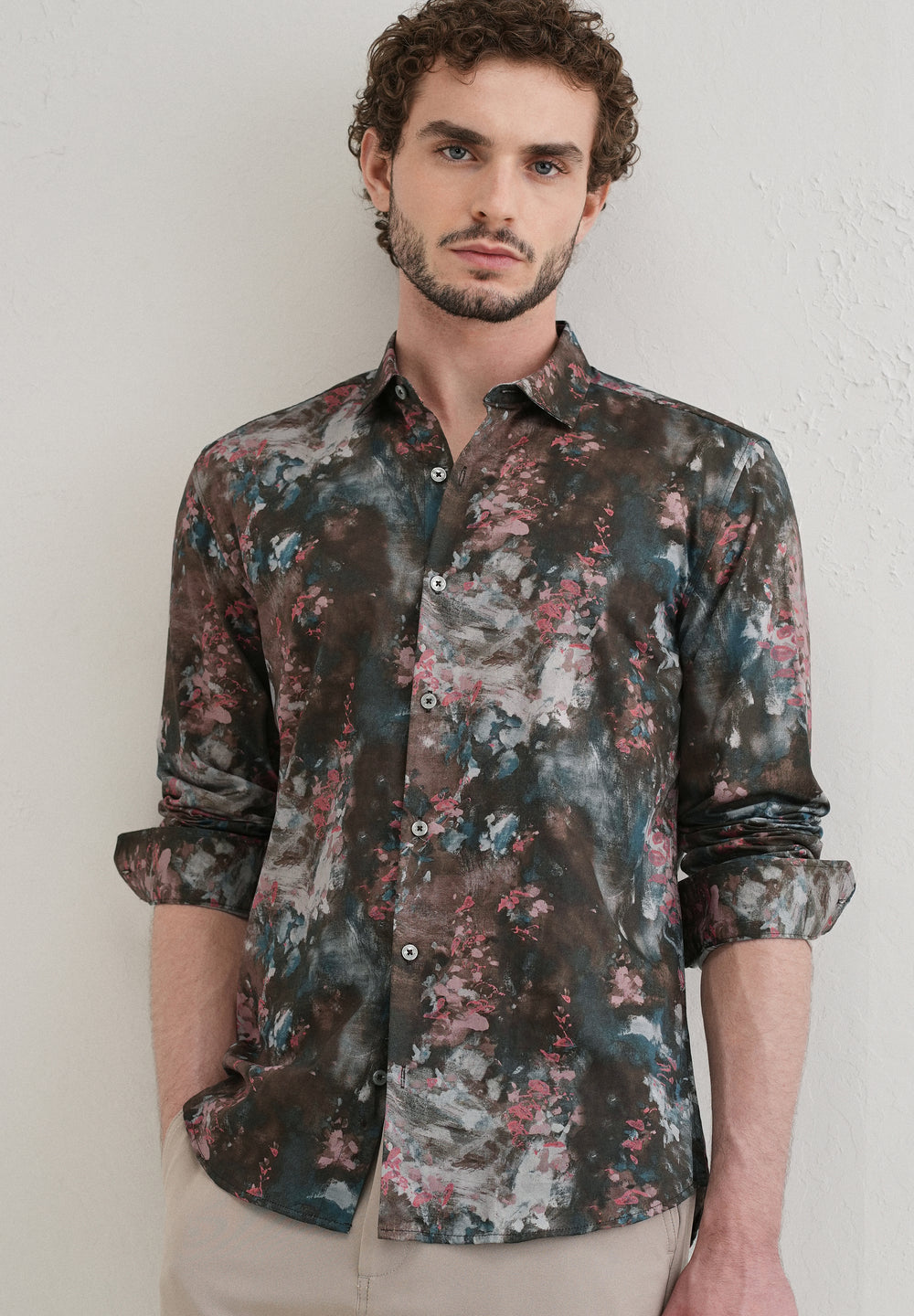Drip Splash Printed Shirt