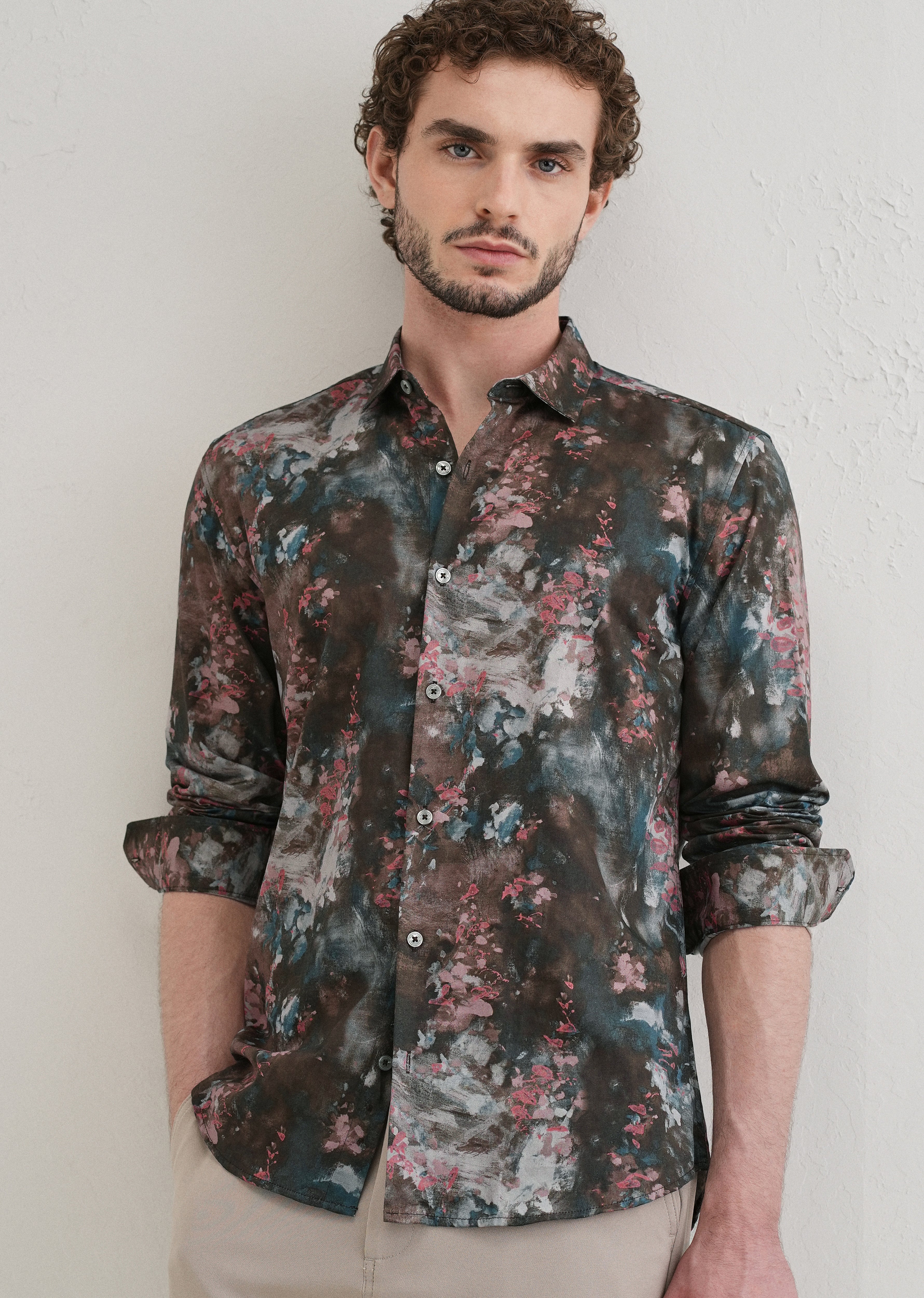 Drip Splash Printed Shirt