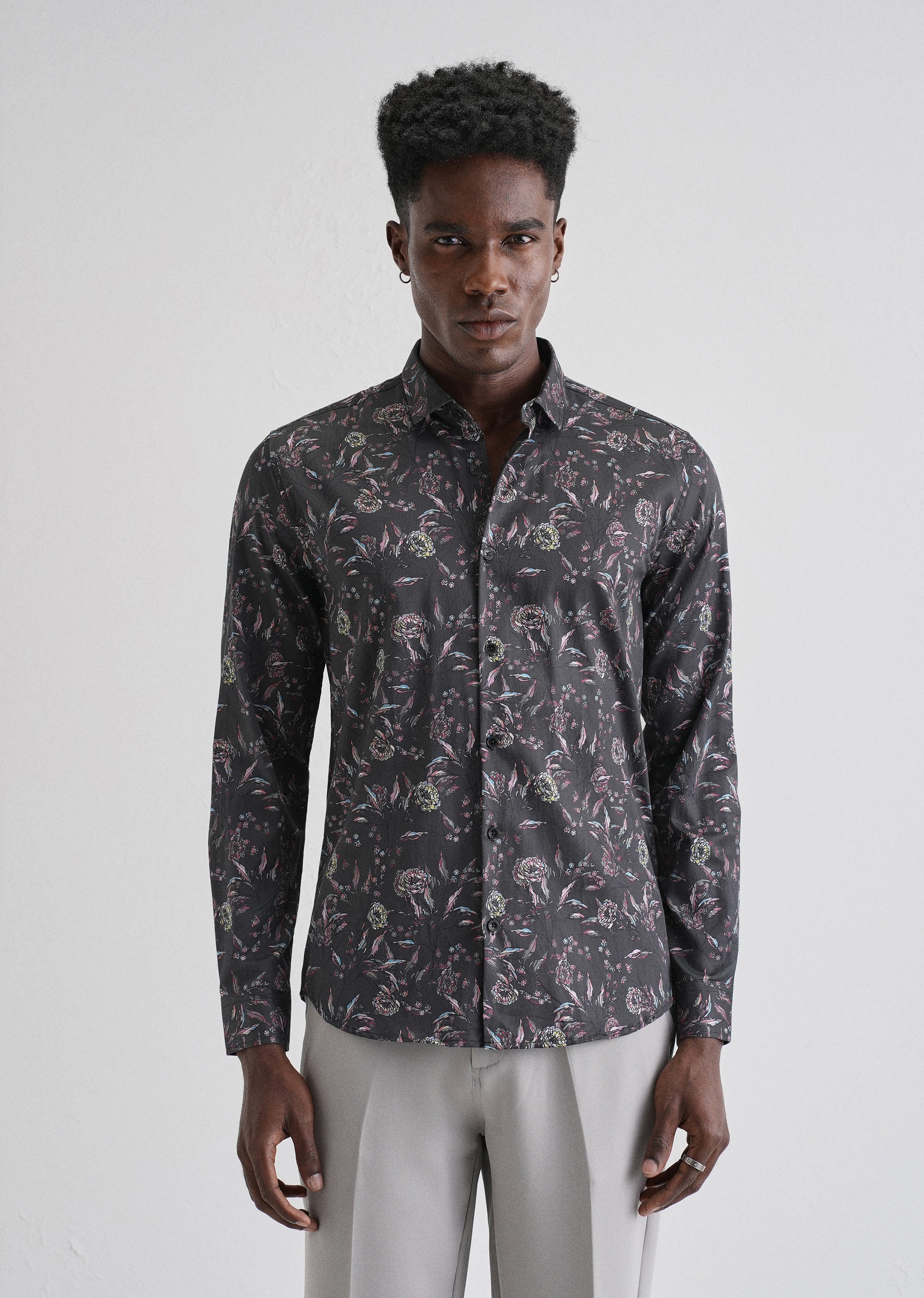 Elevated Floral Printed Shirt