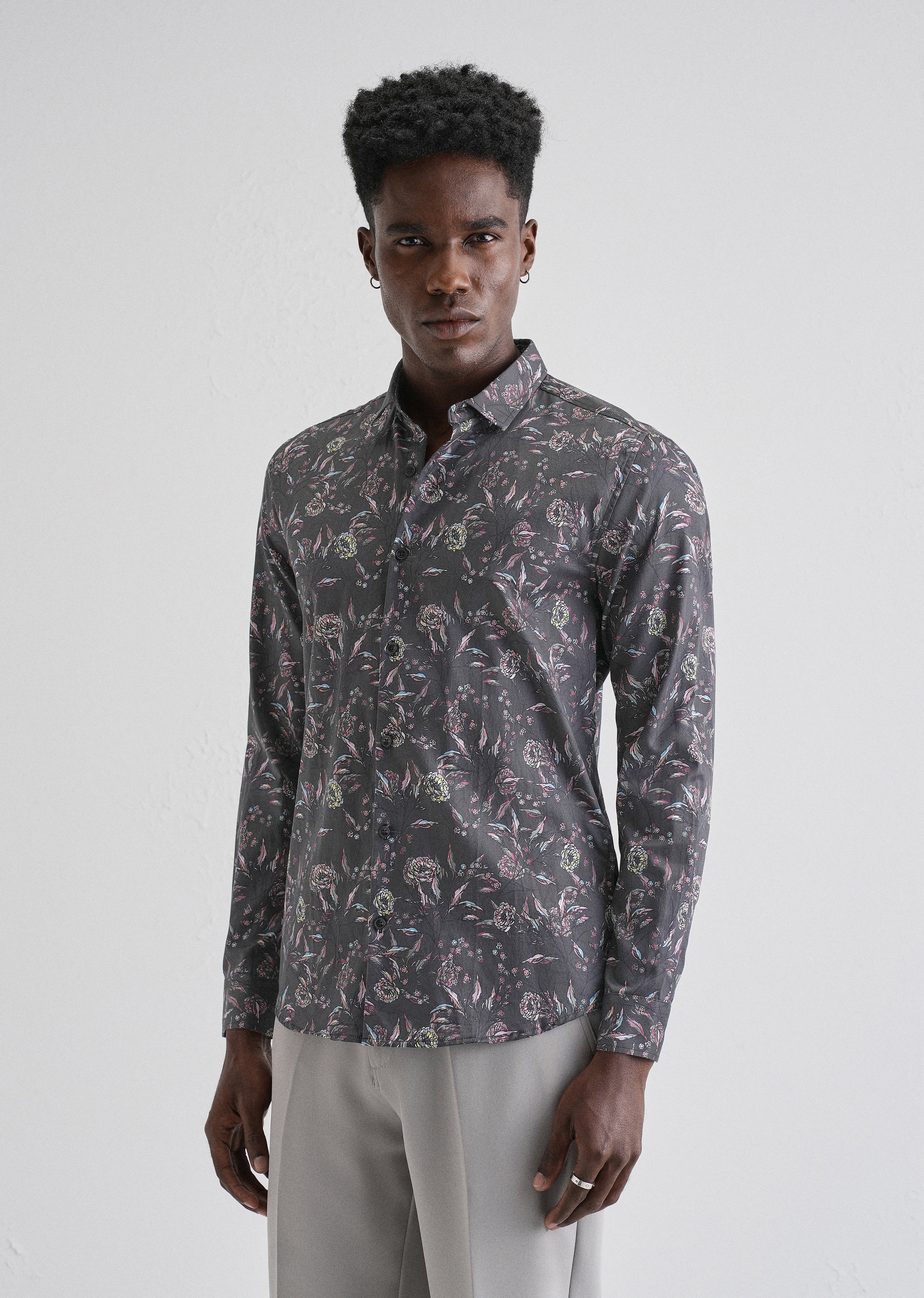 Elevated Floral Printed Shirt