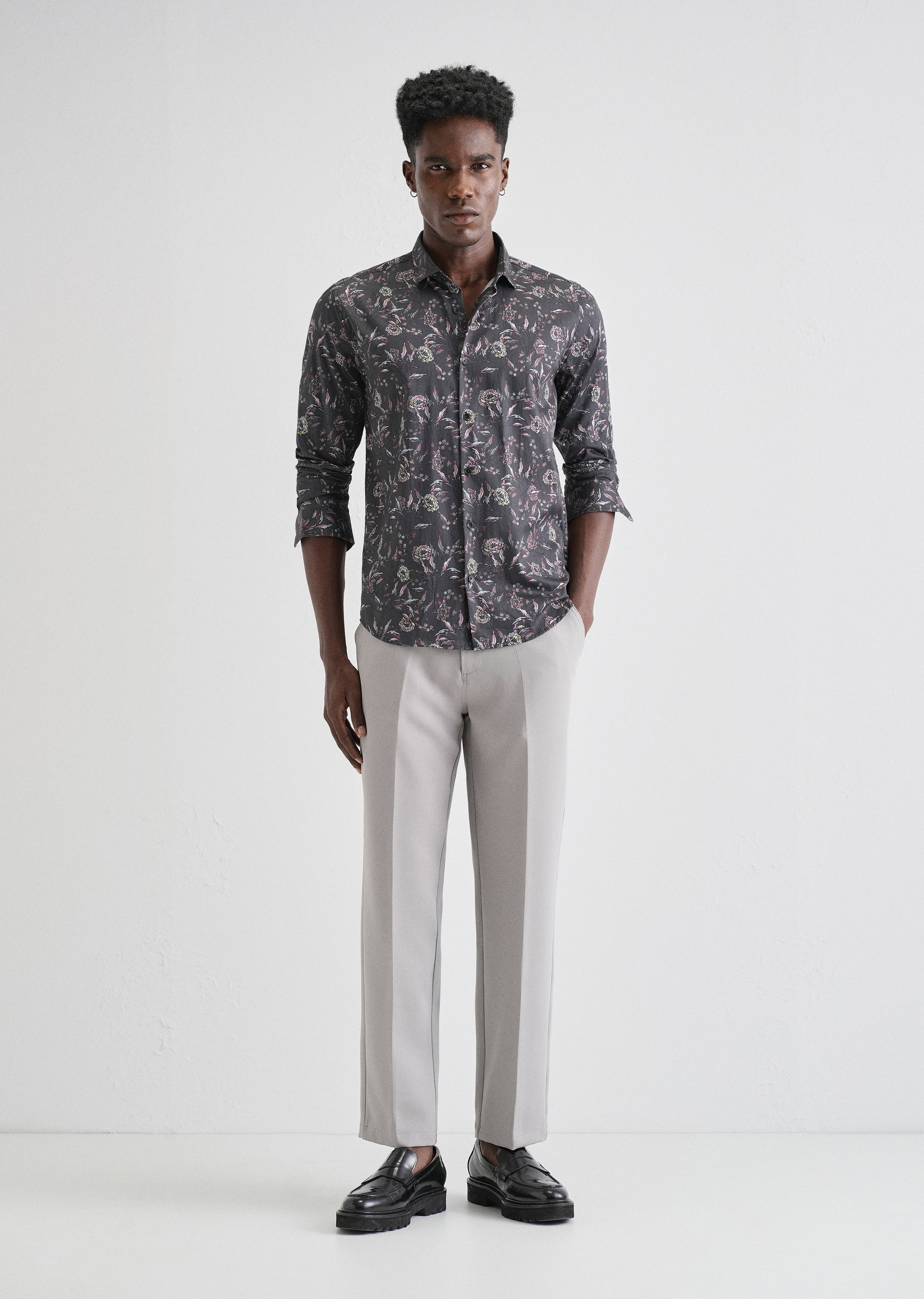 Elevated Floral Printed Shirt