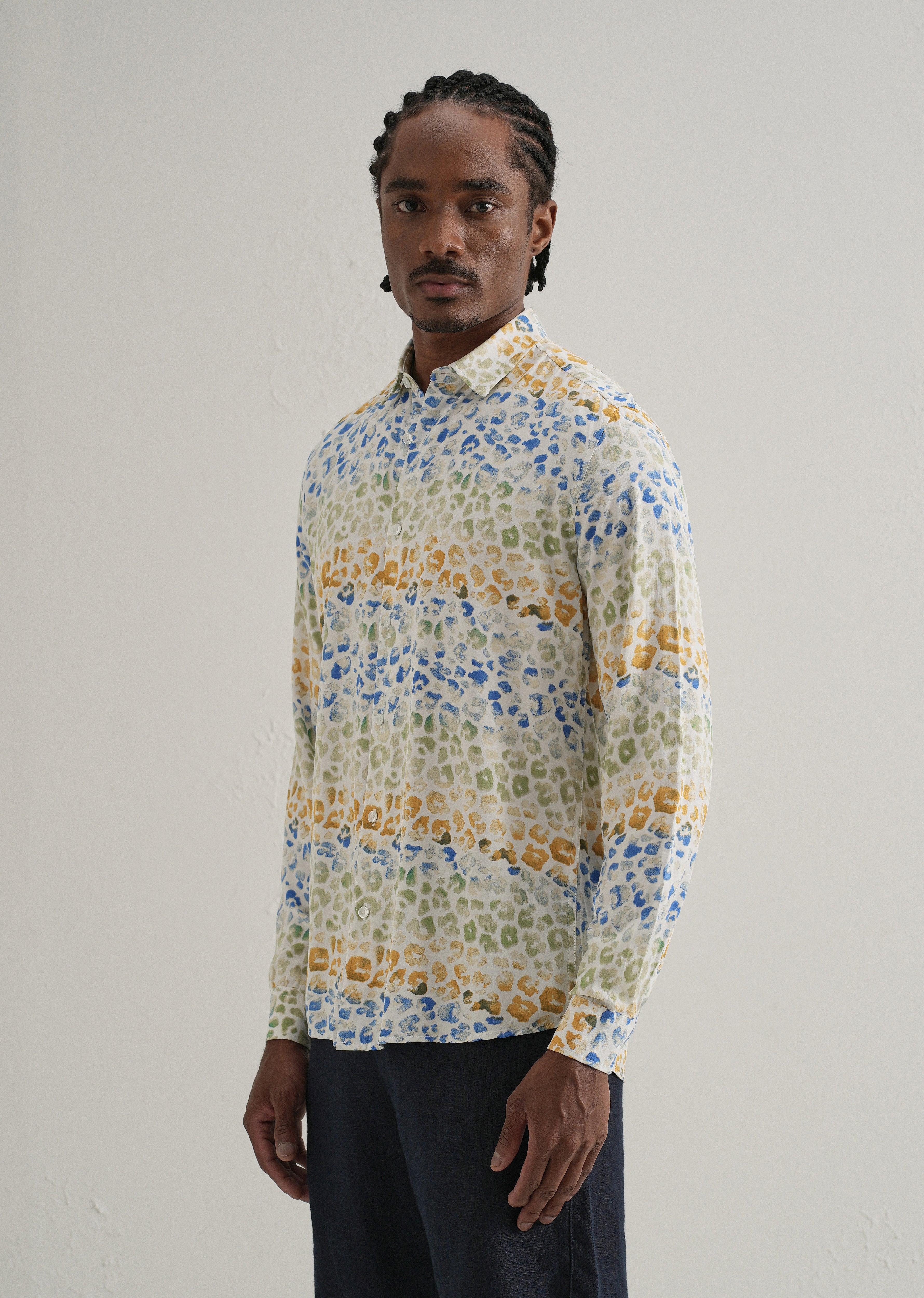 Exotic Fauna Print Full sleeve shirt