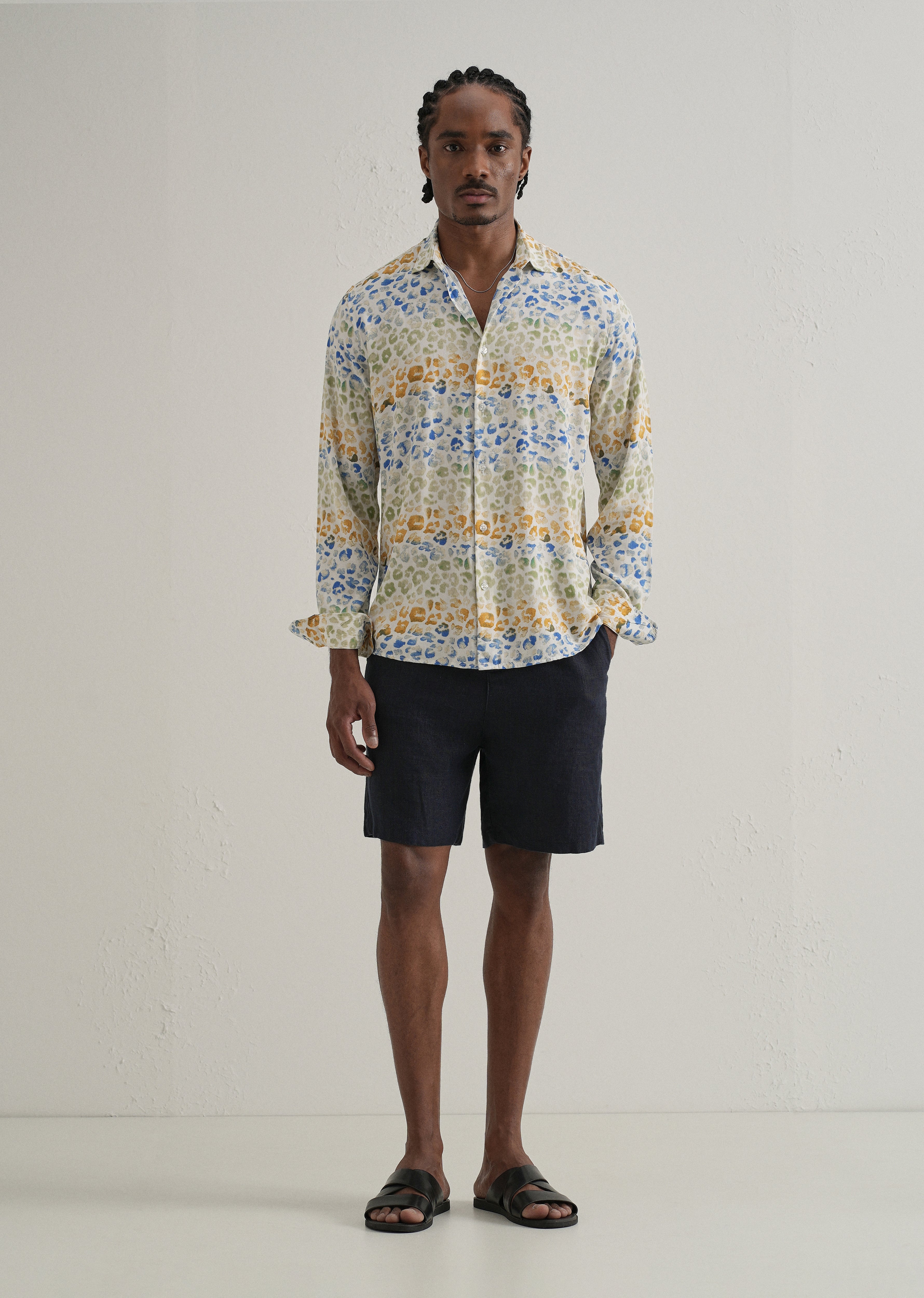 Exotic Fauna Print Full sleeve shirt