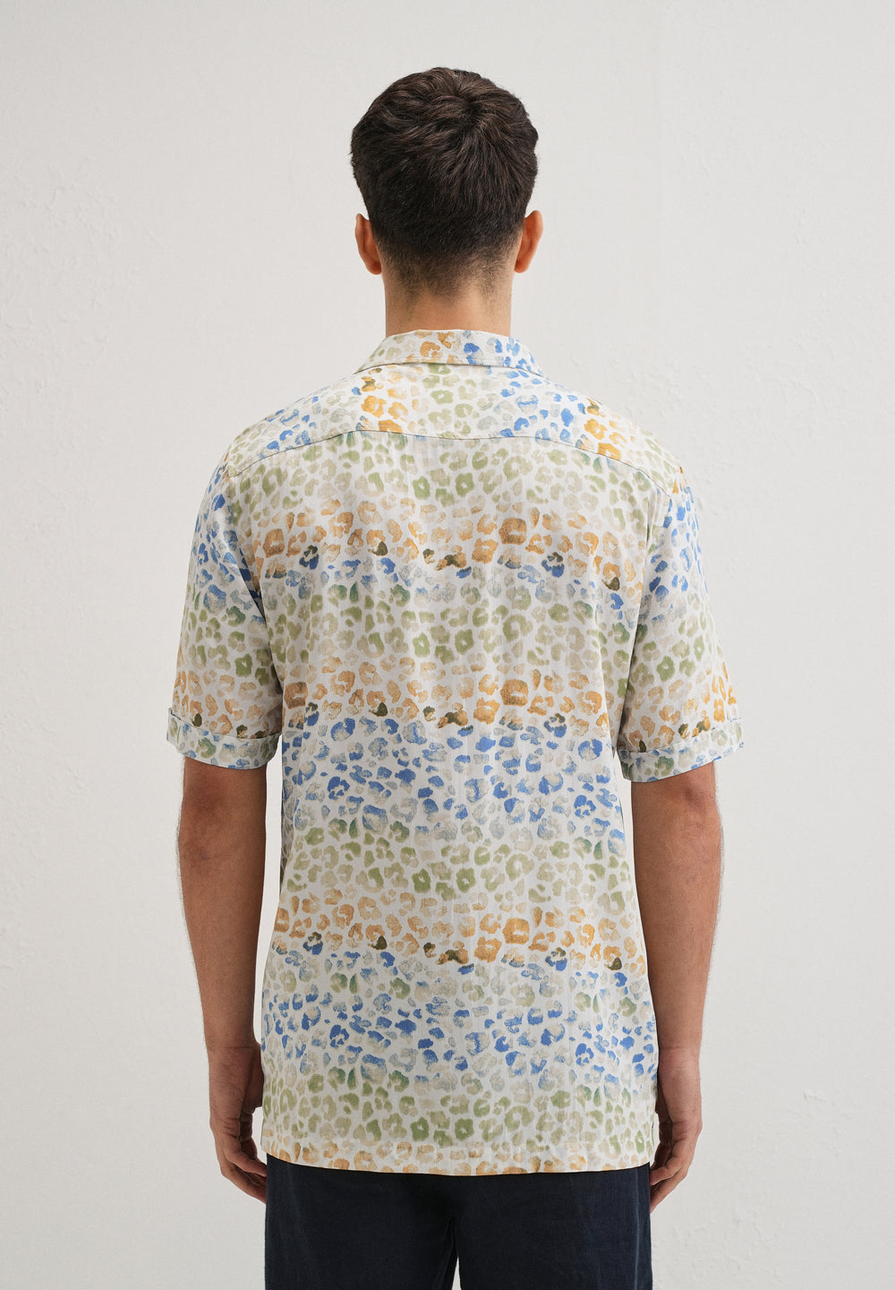Exotic Fauna Print Half sleeve shirt