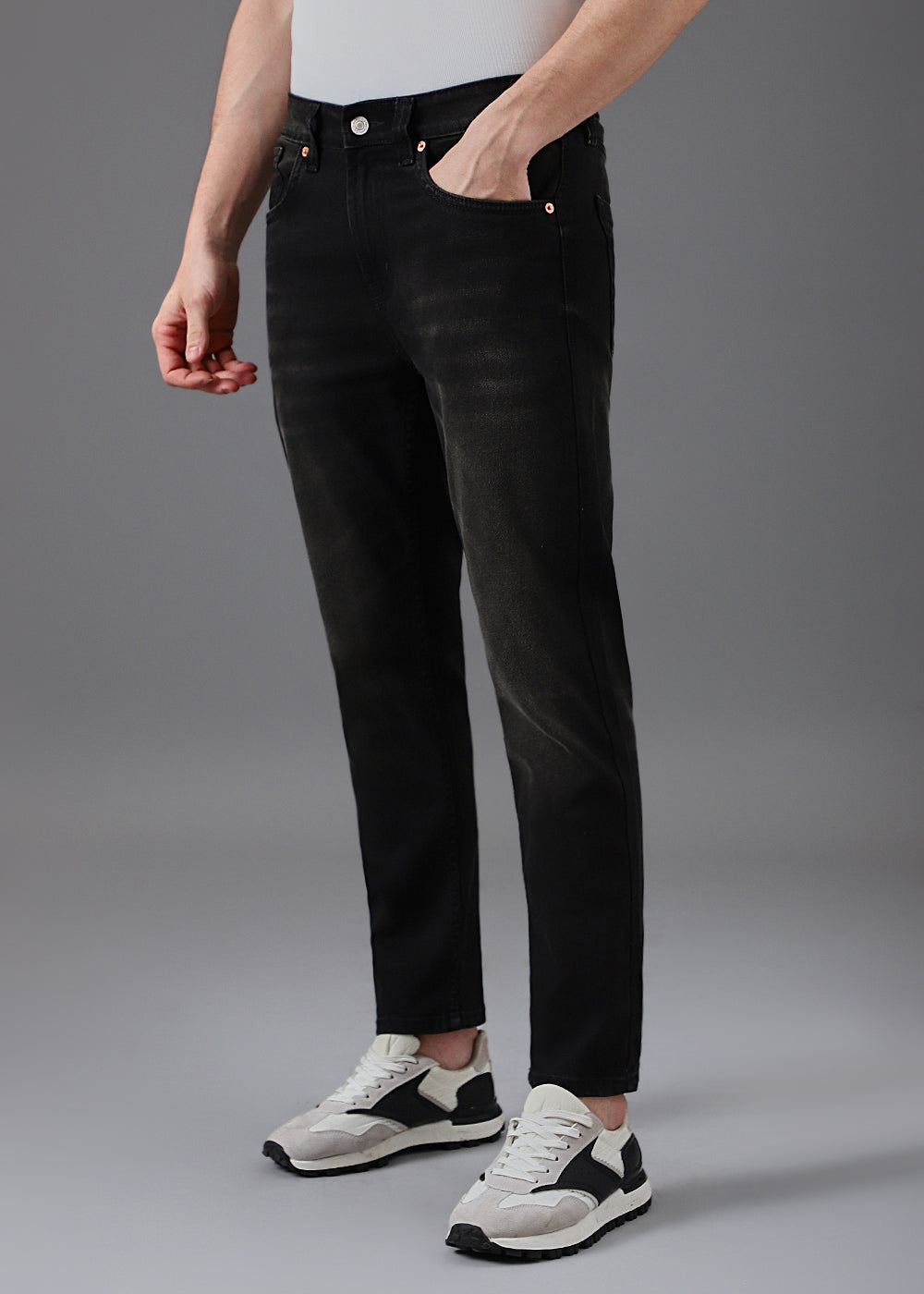 Fade Grey Slim Fit Denim