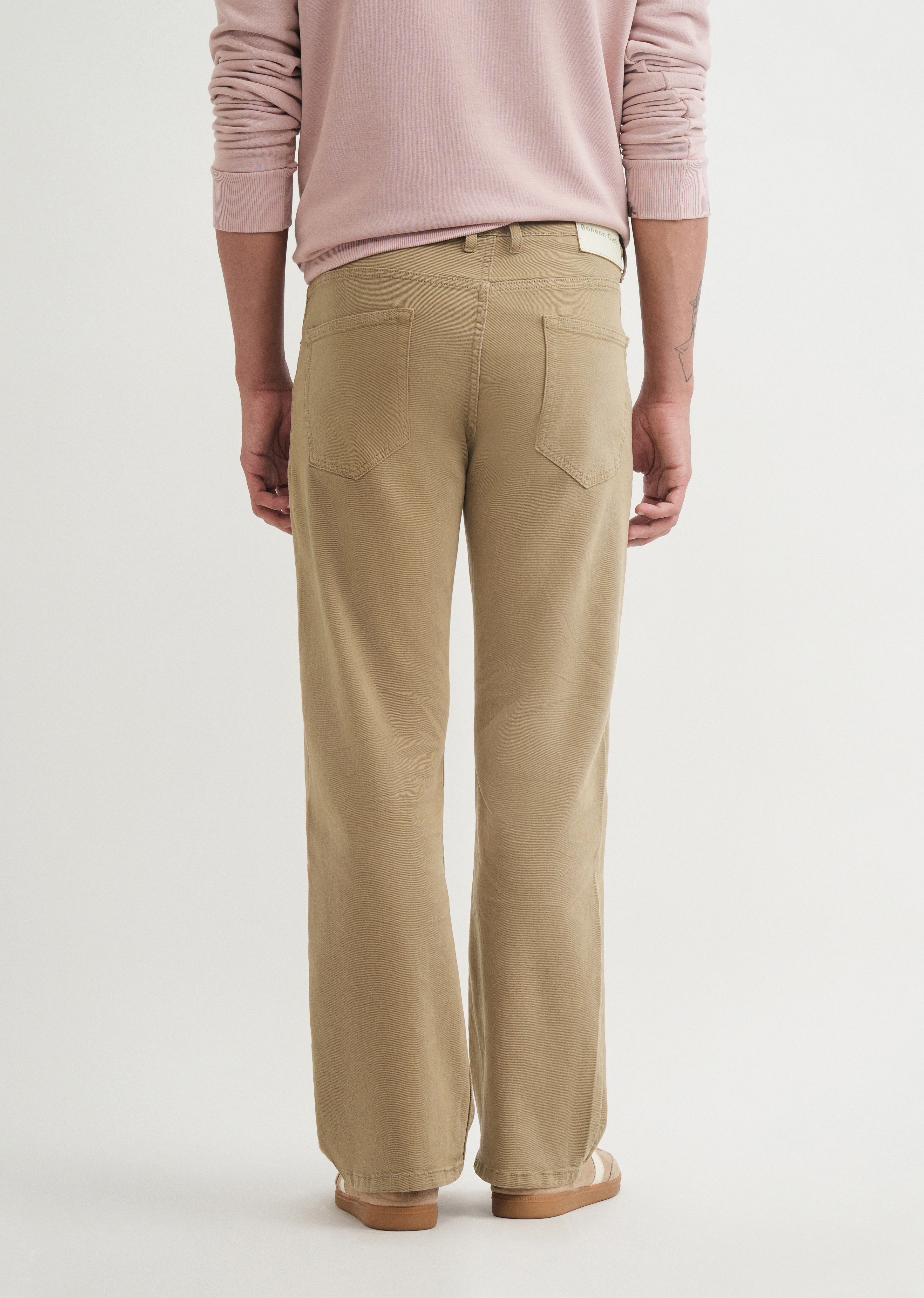 Faded Olive Bootcut Jeans