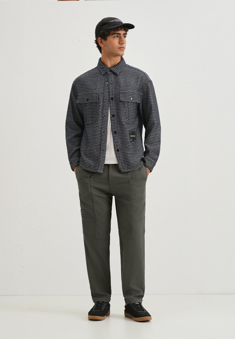 Fern Green Drawstring Panel Cargo