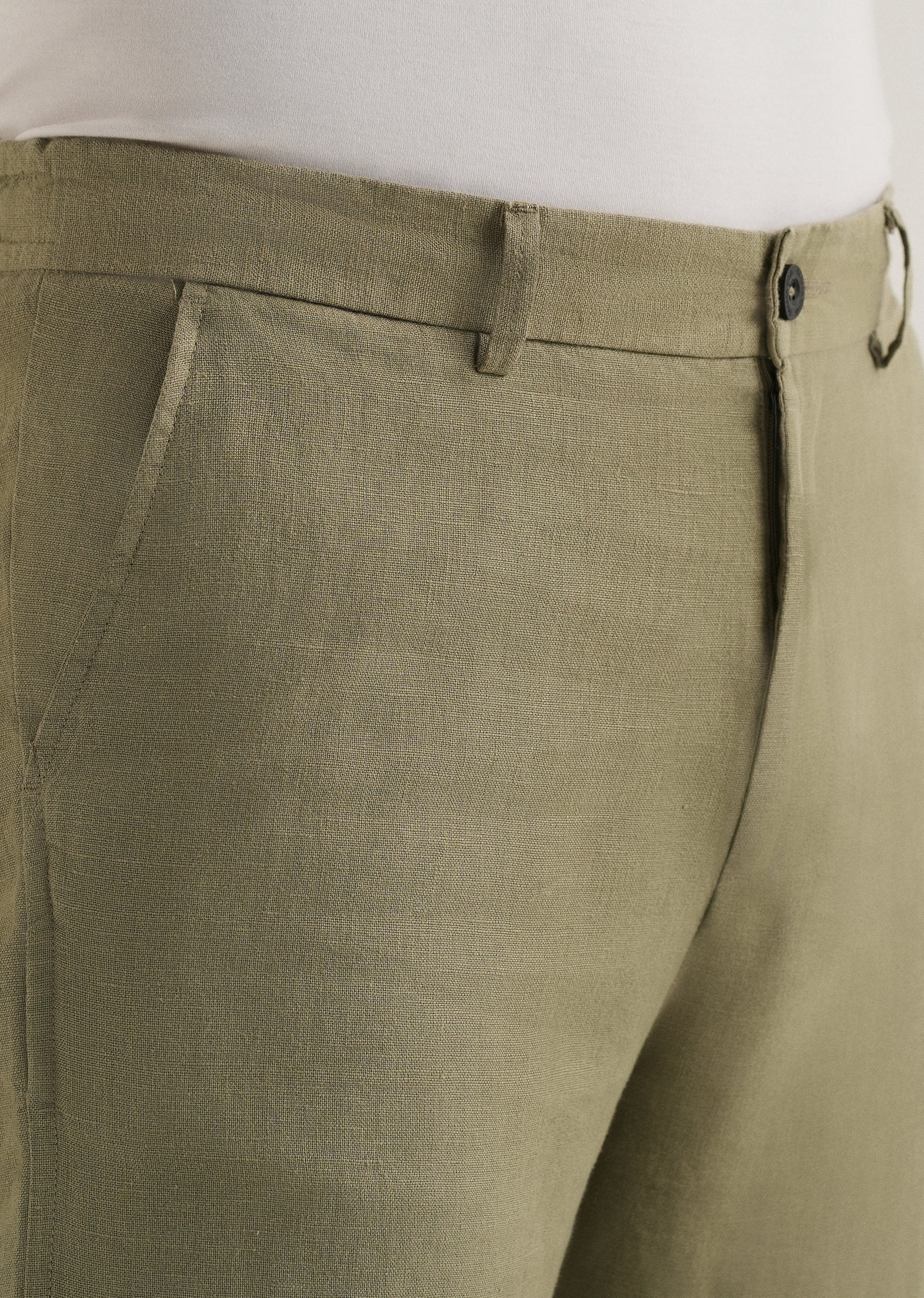 Fern Green Linen Pant
