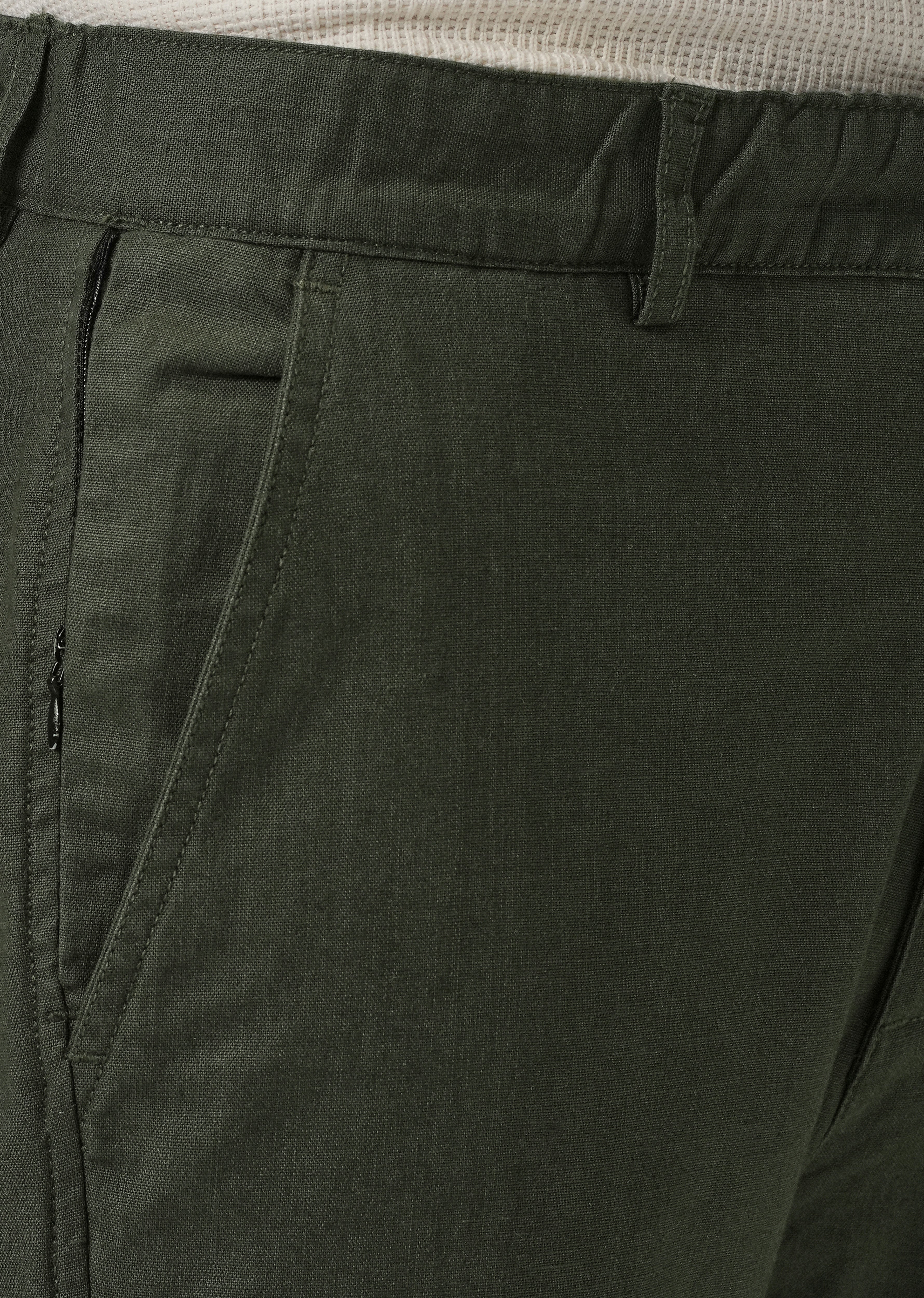 Fern Green Cotton Trouser