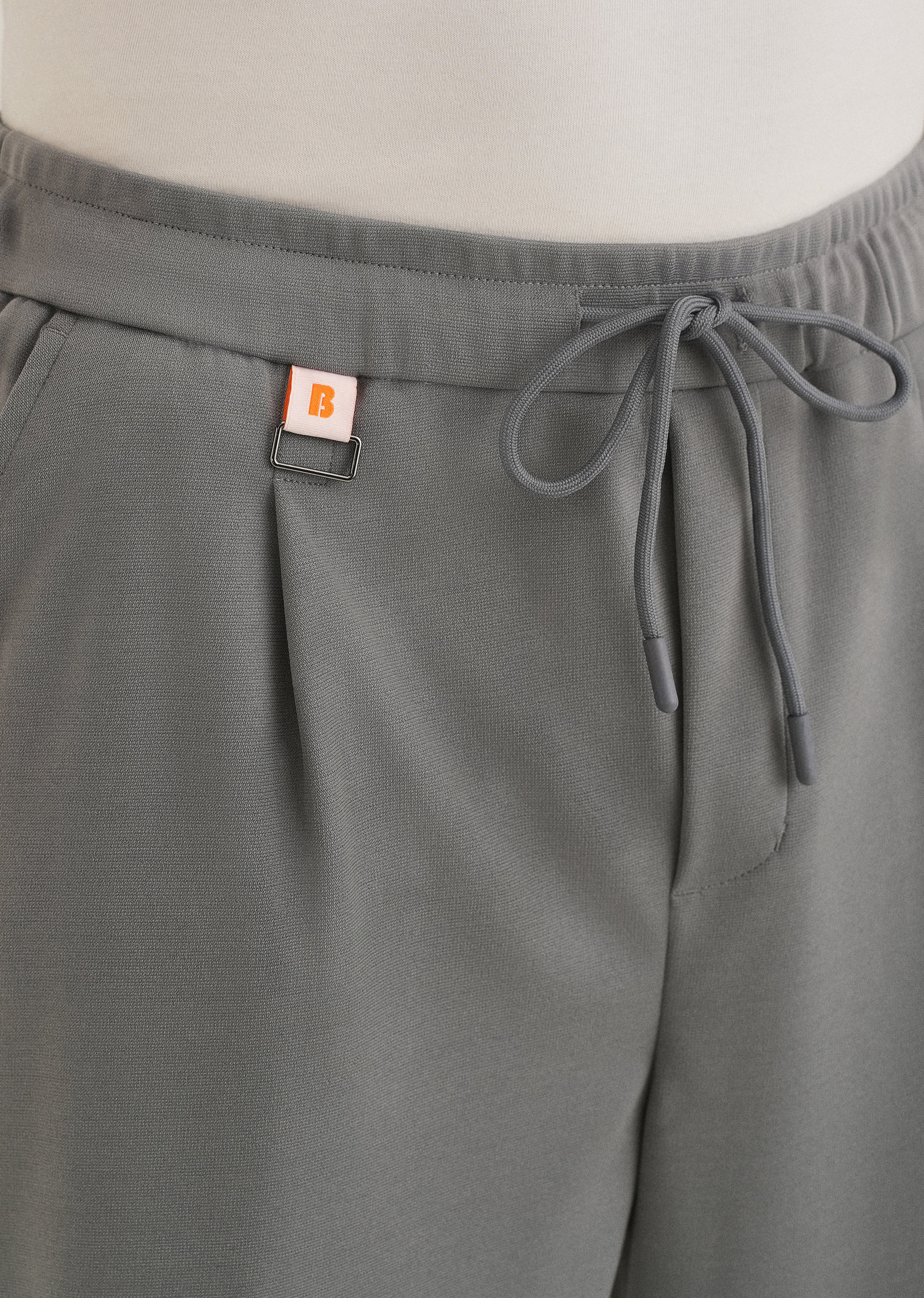 Flexi Ash Grey Korean Trouser