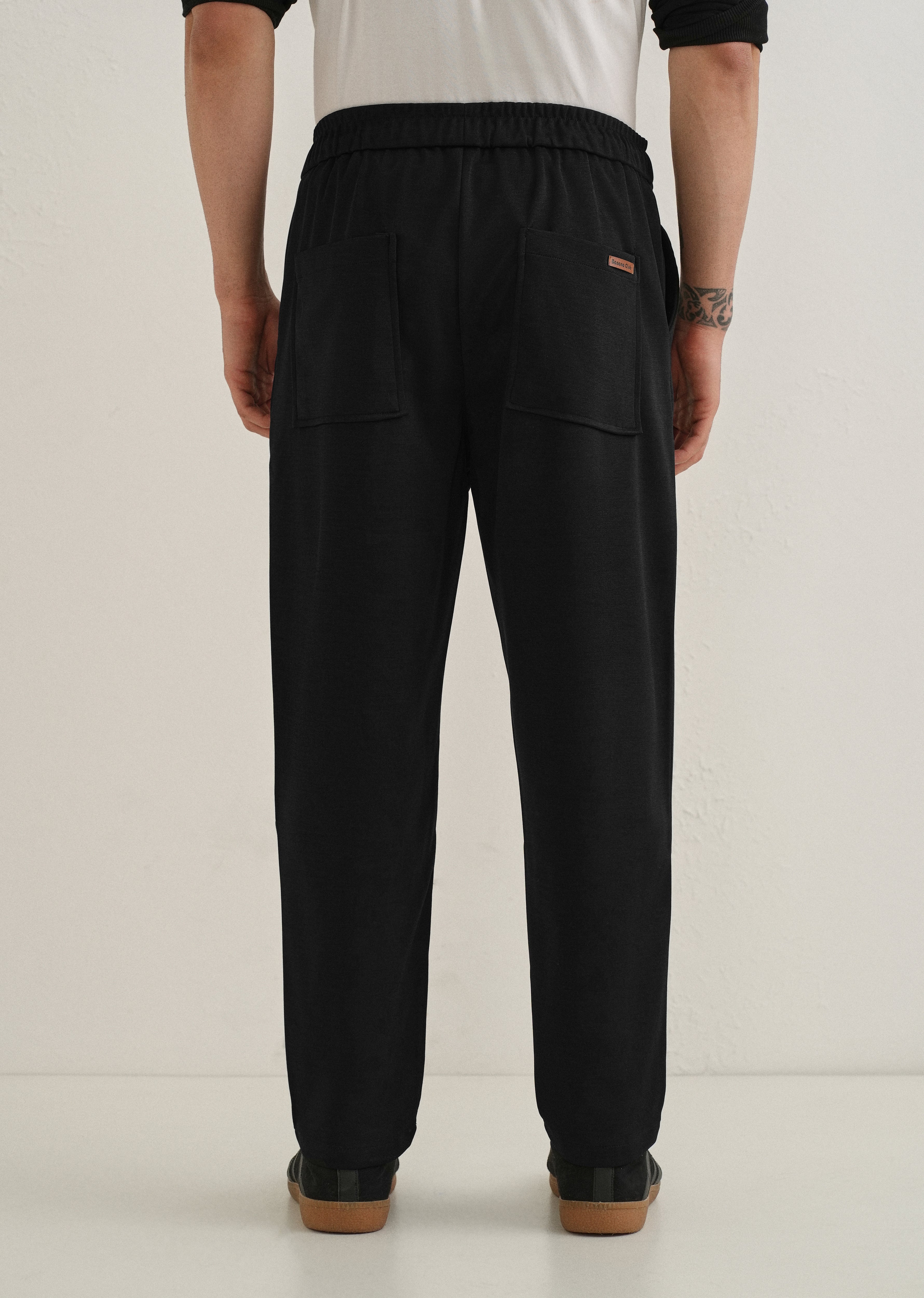 Flexi Black Korean Trouser