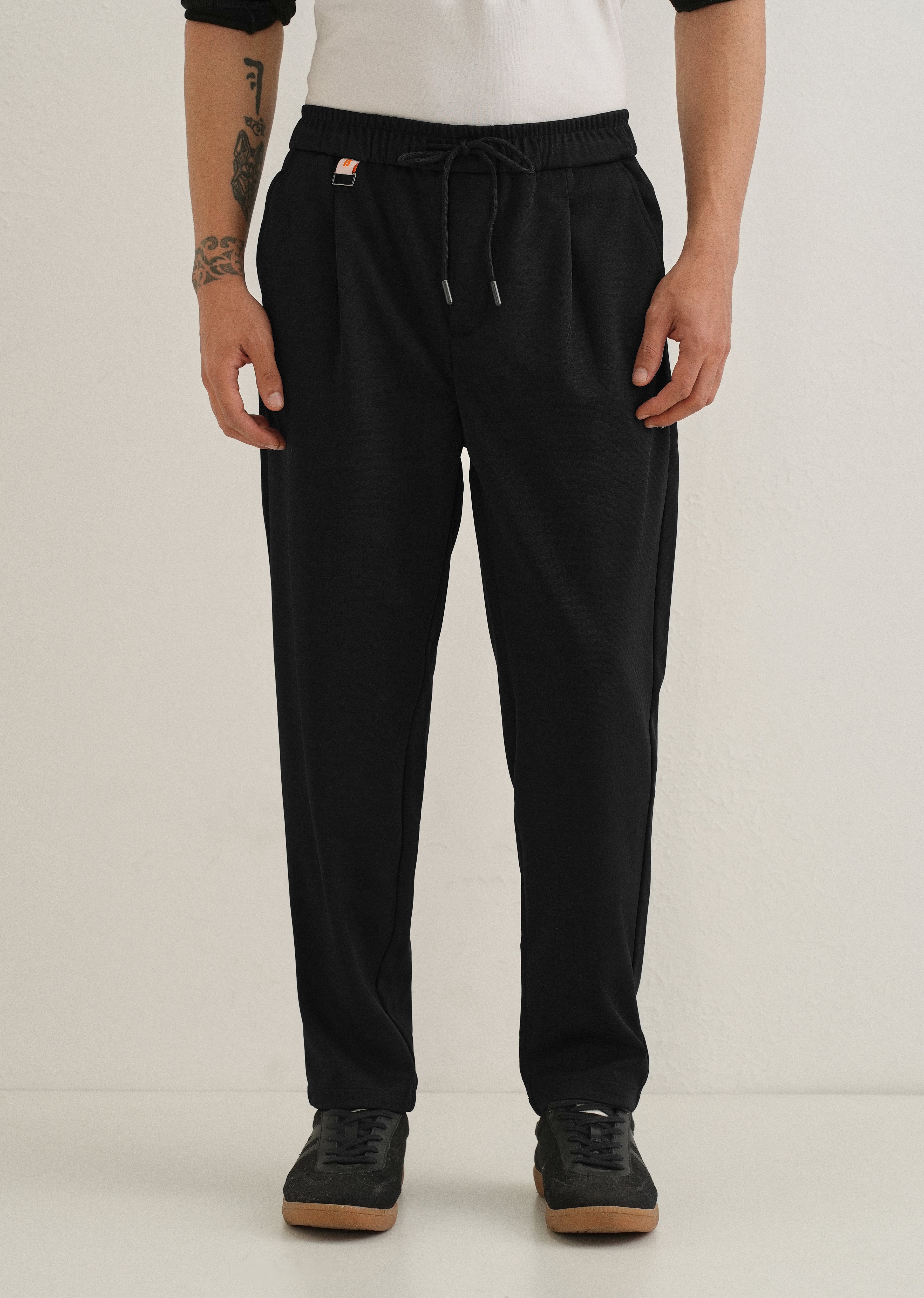 Flexi Black Korean Trouser