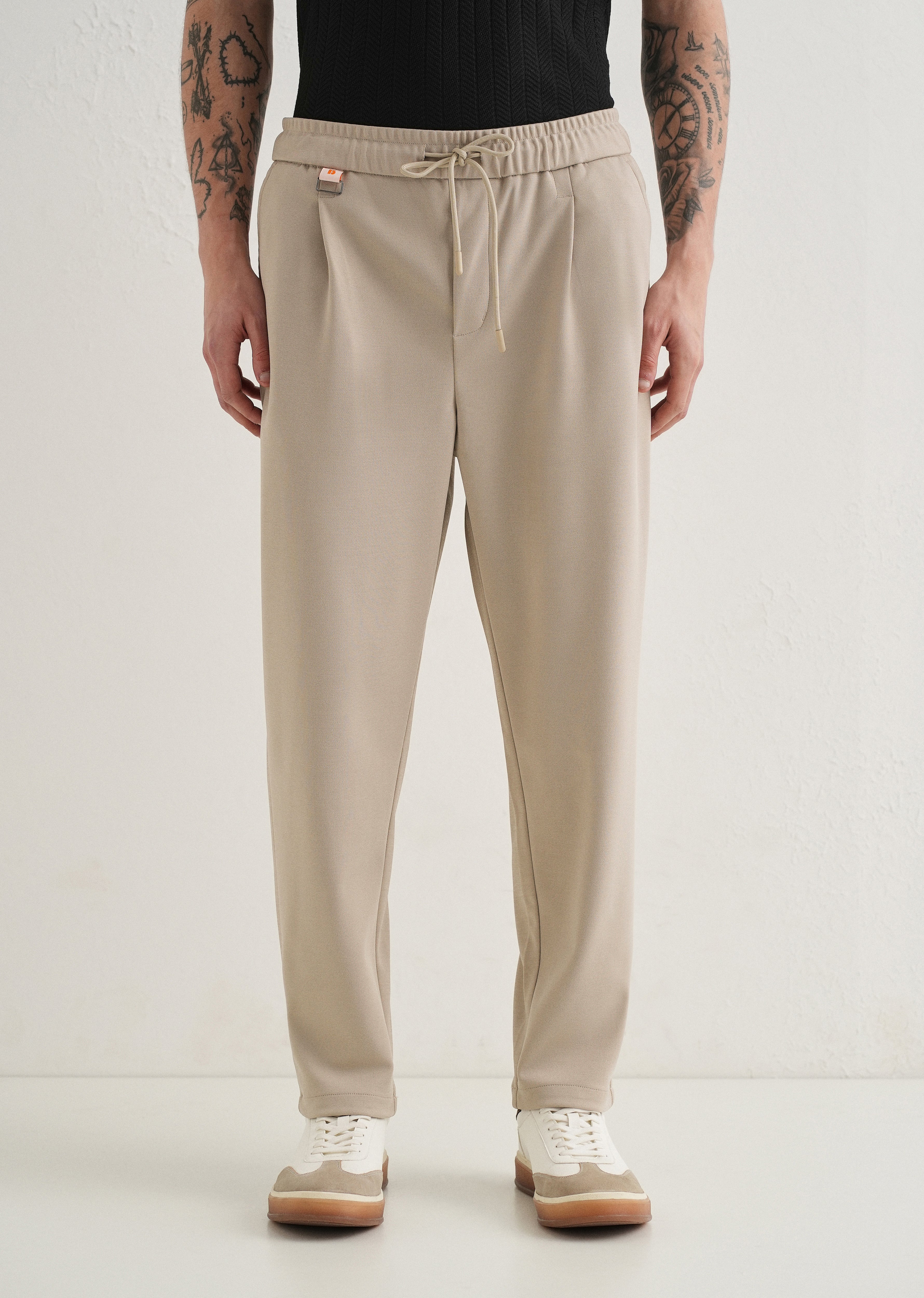 Flexi Sand Beige Korean Trouser