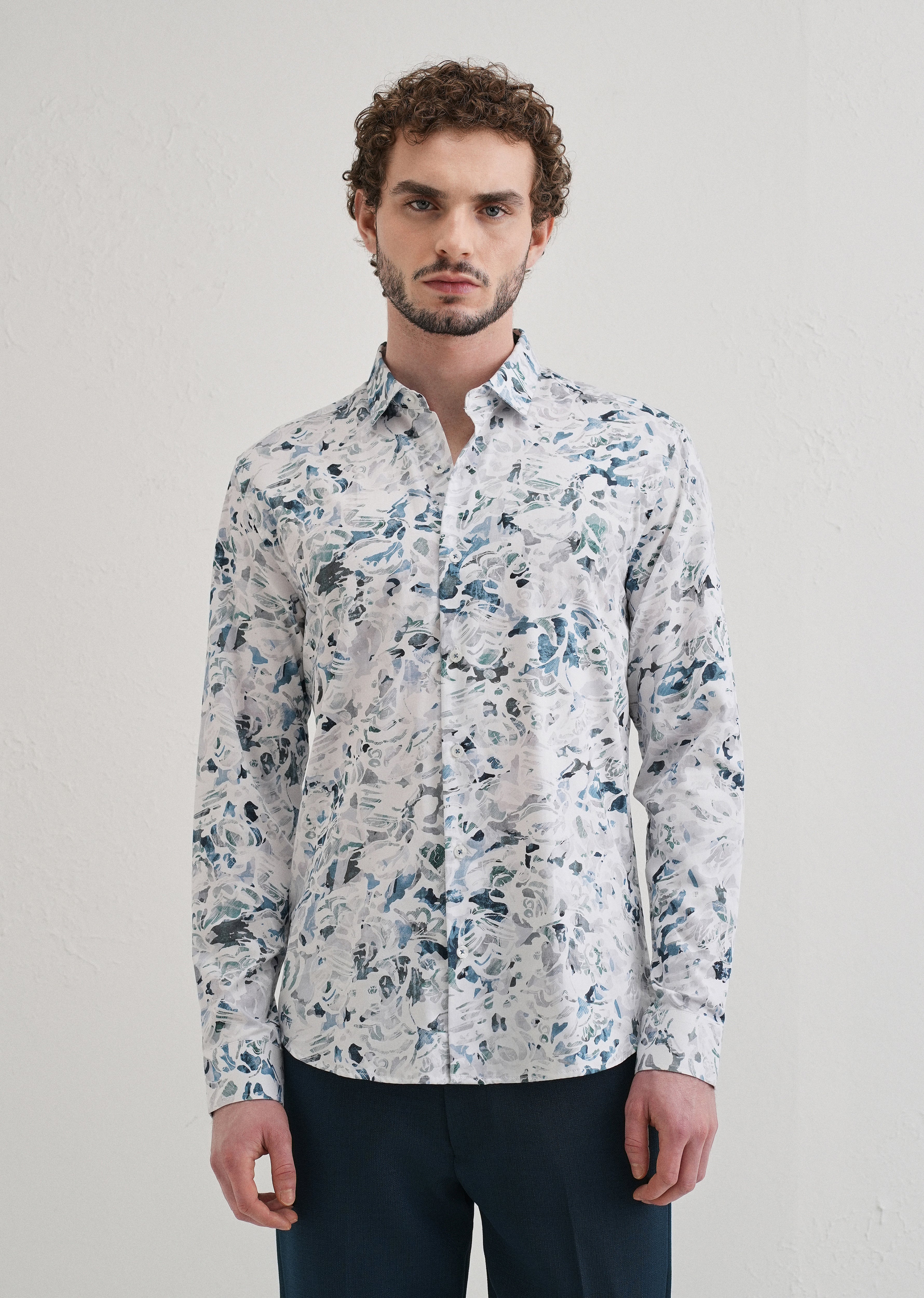 Floral Abstract Printed shirt