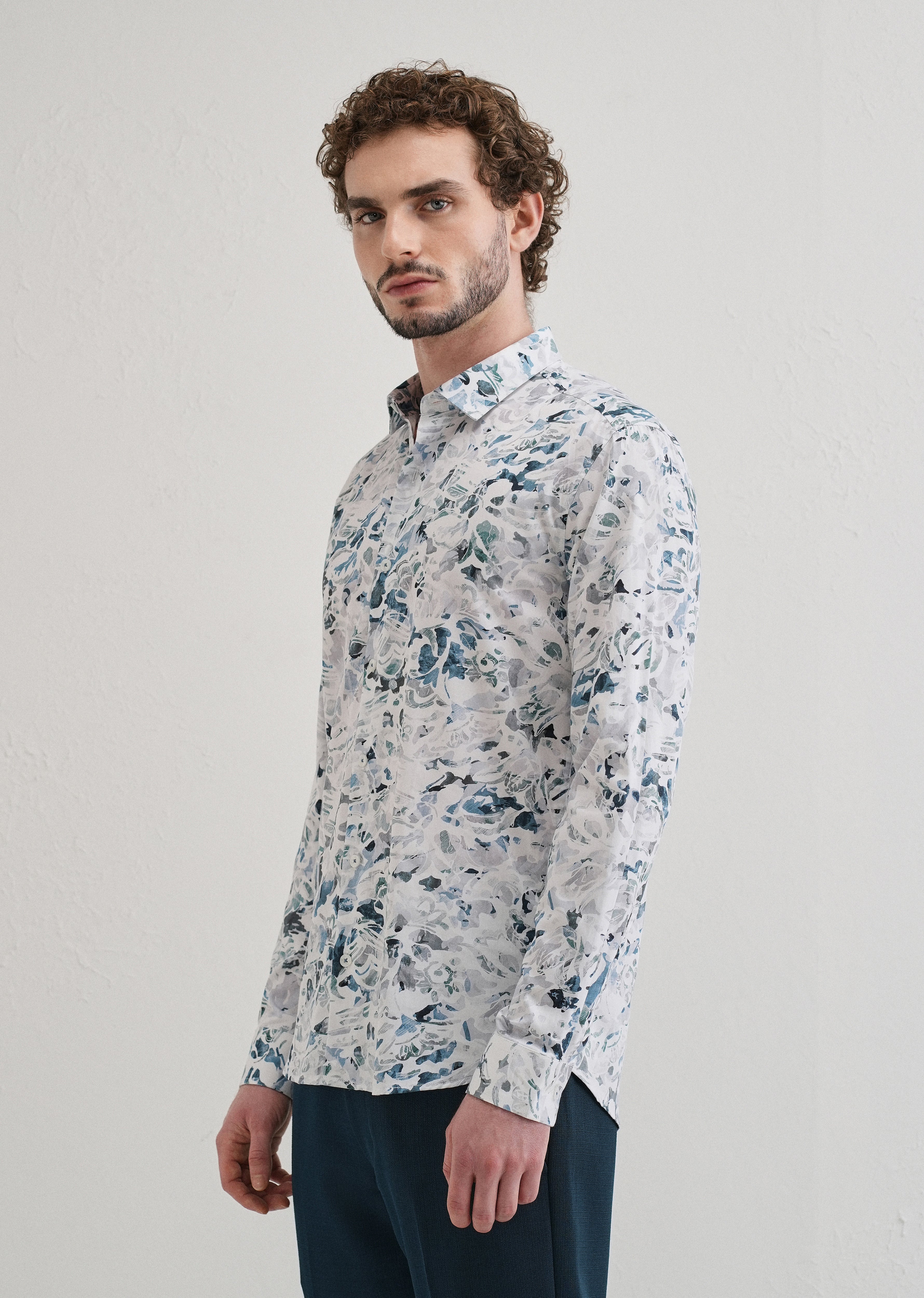 Floral Abstract Printed shirt