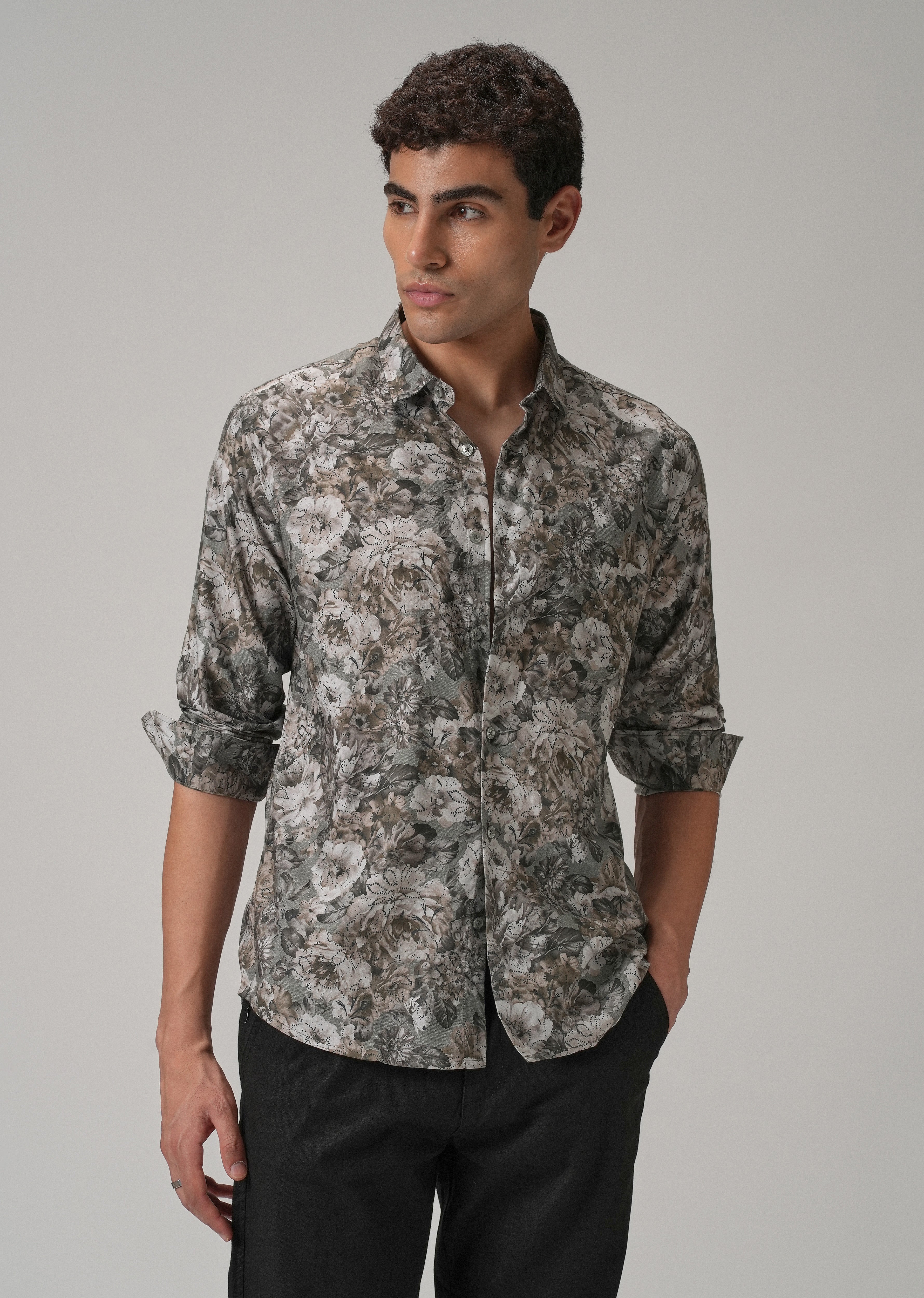 Floral Chintz Printed Shirt