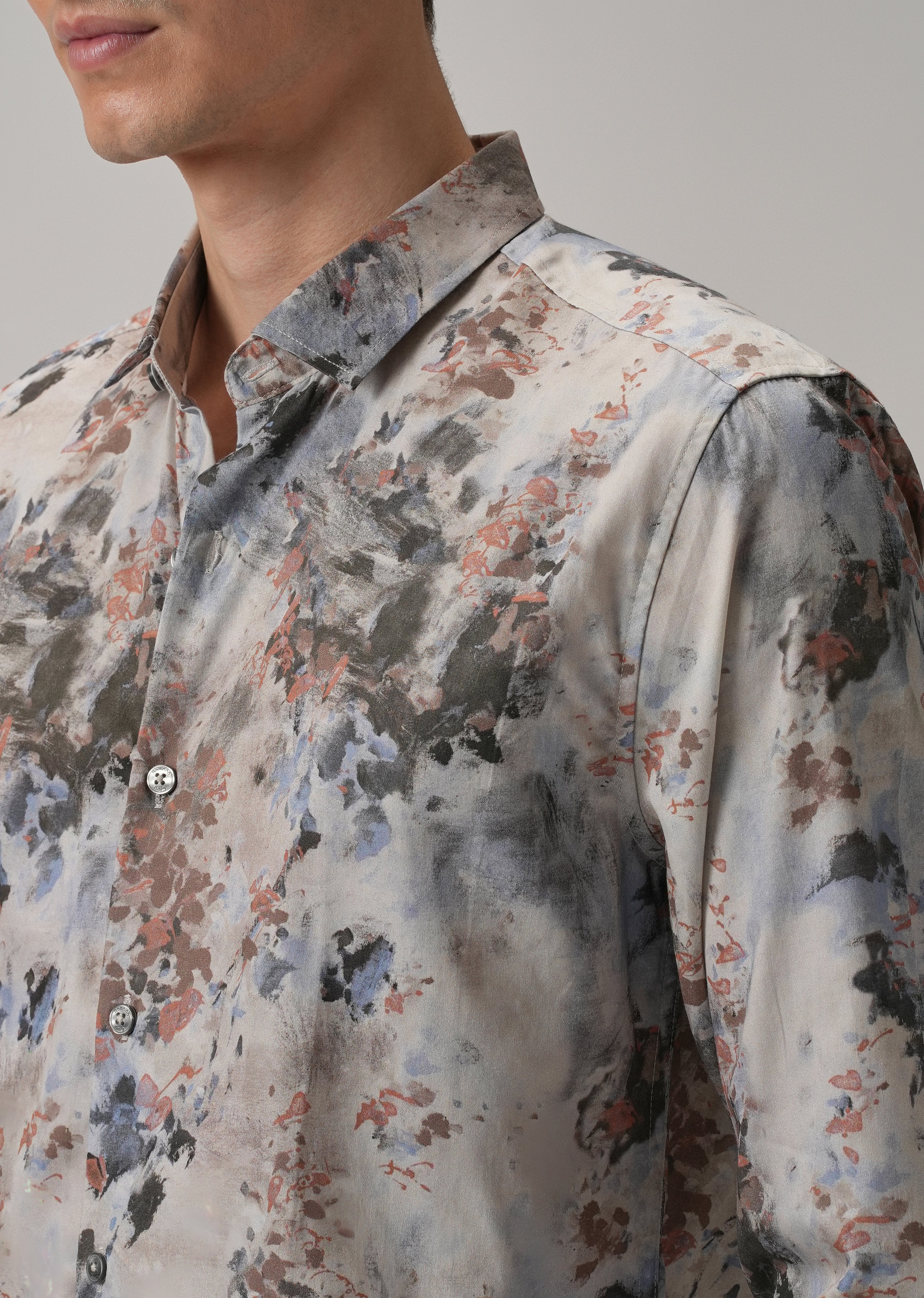 Floral Printed Full Sleeve Shirt