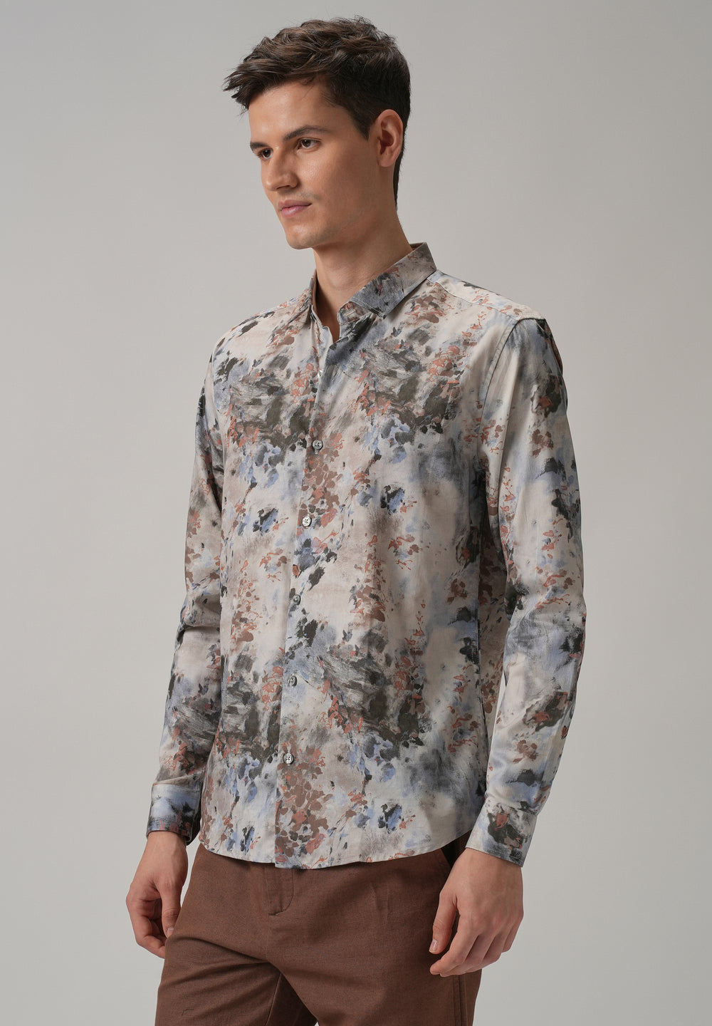 Floral Printed Full Sleeve Shirt