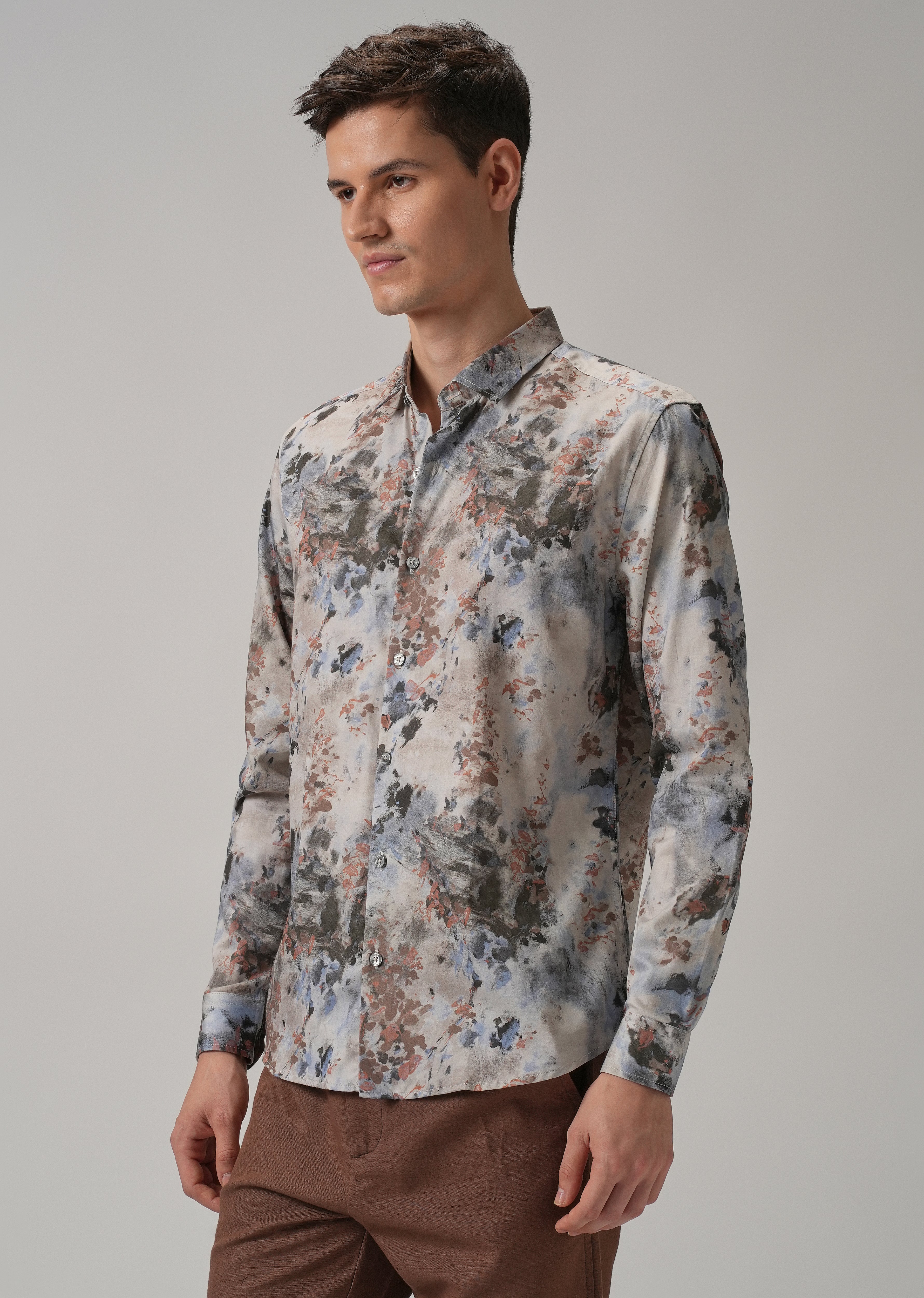 Floral Printed Full Sleeve Shirt