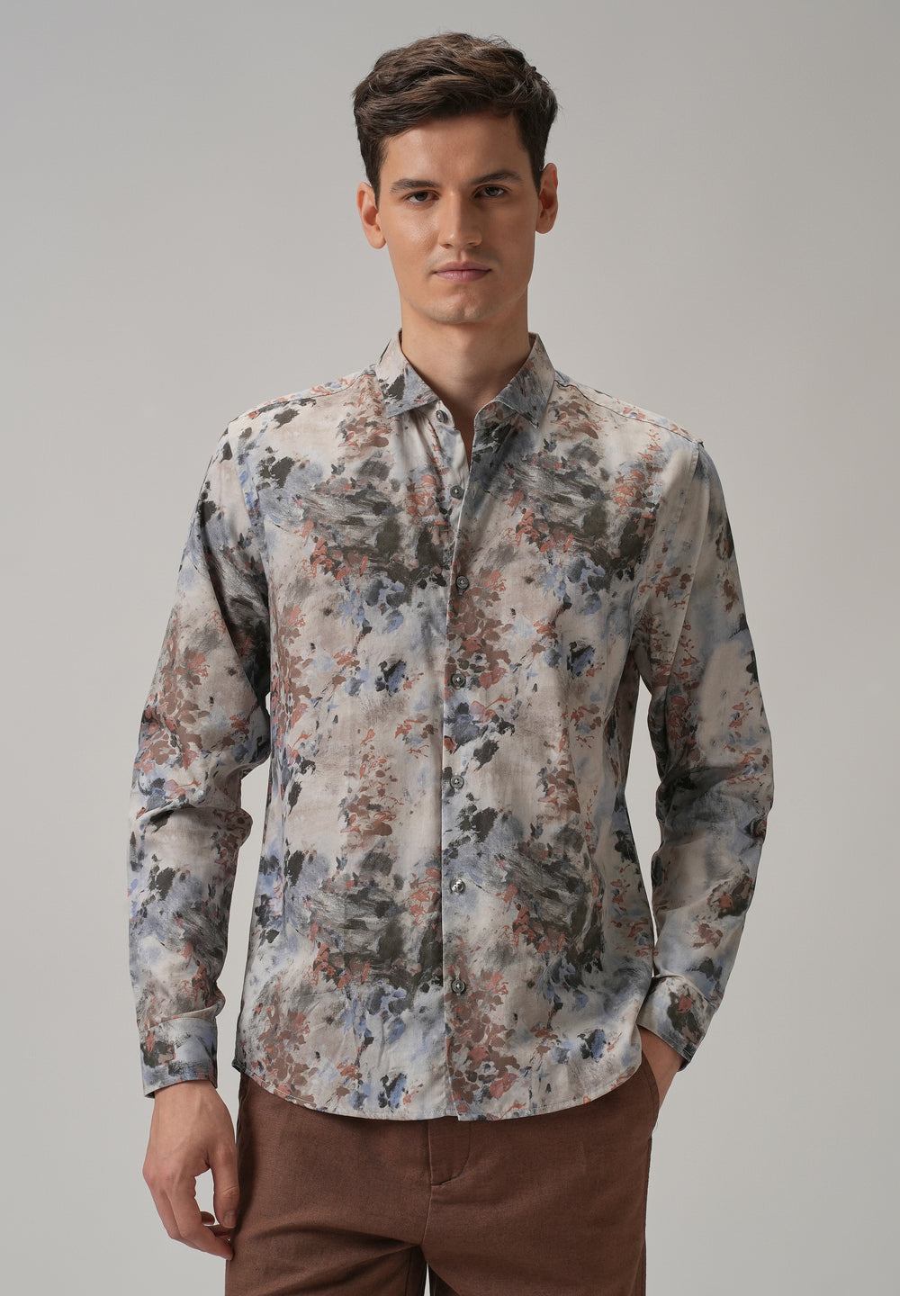 Floral Printed Full Sleeve Shirt
