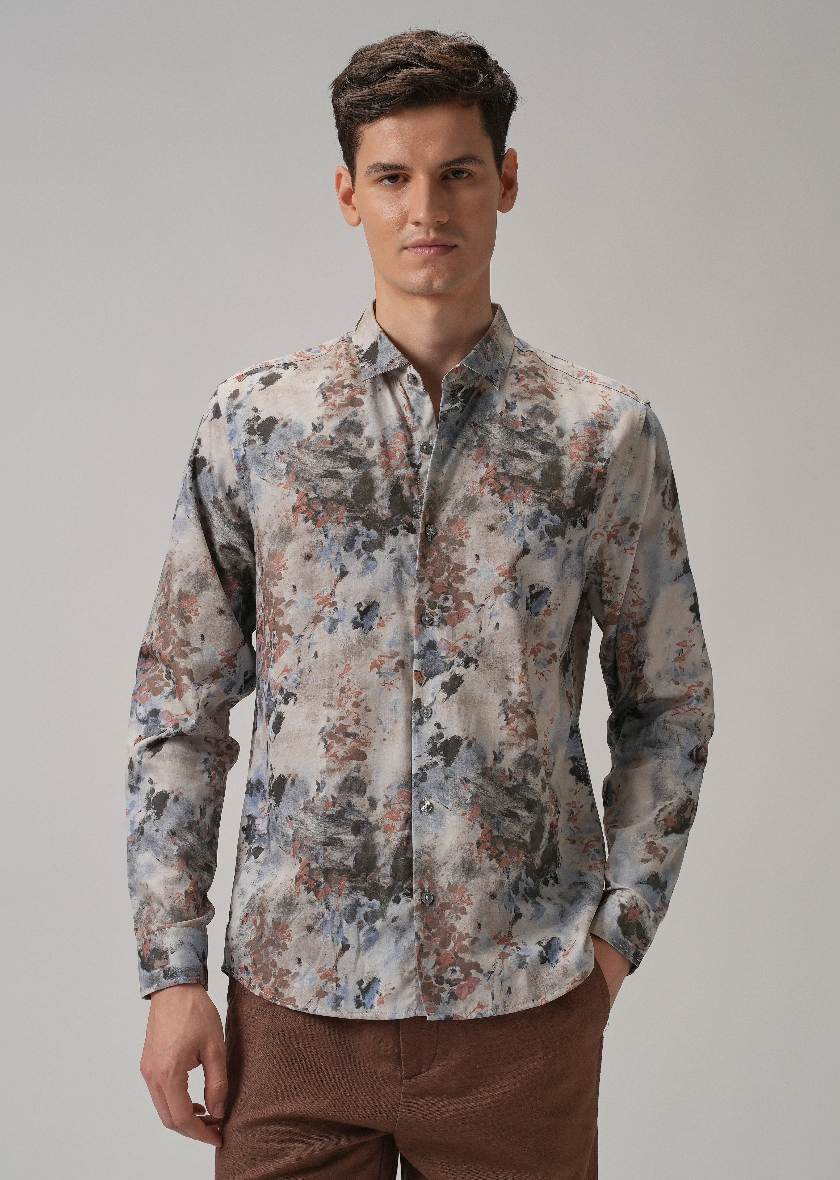Floral Printed Full Sleeve Shirt