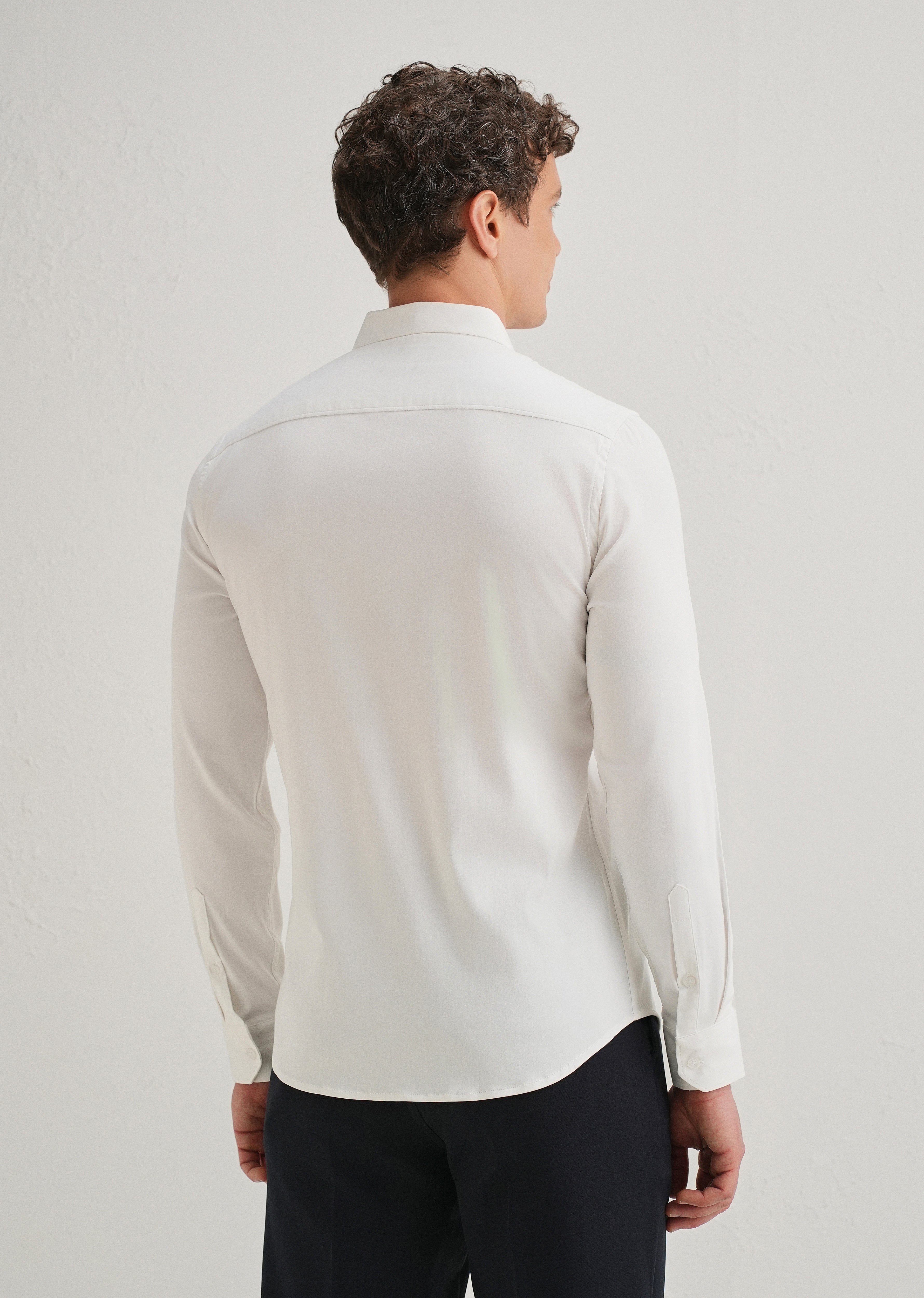 Floral Artistry White Shirt