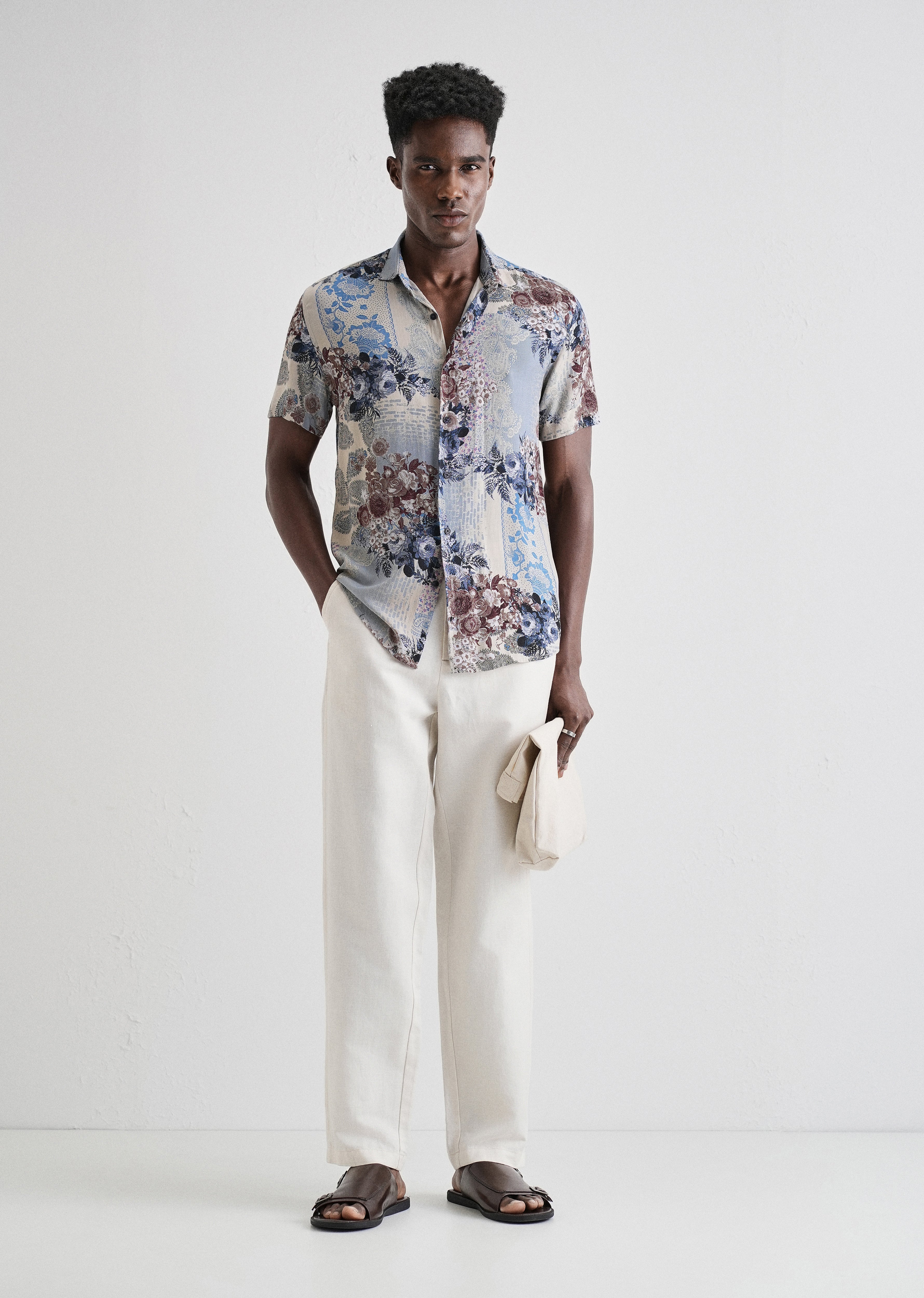 Florets Rose Feather shirt