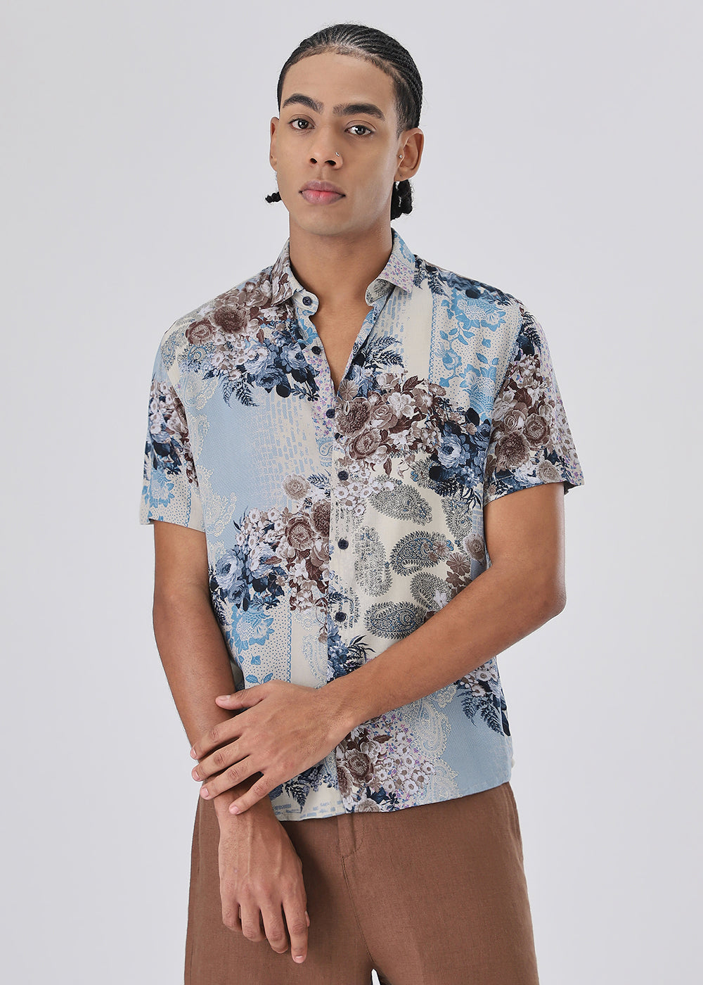 Florets Rose Feather shirt