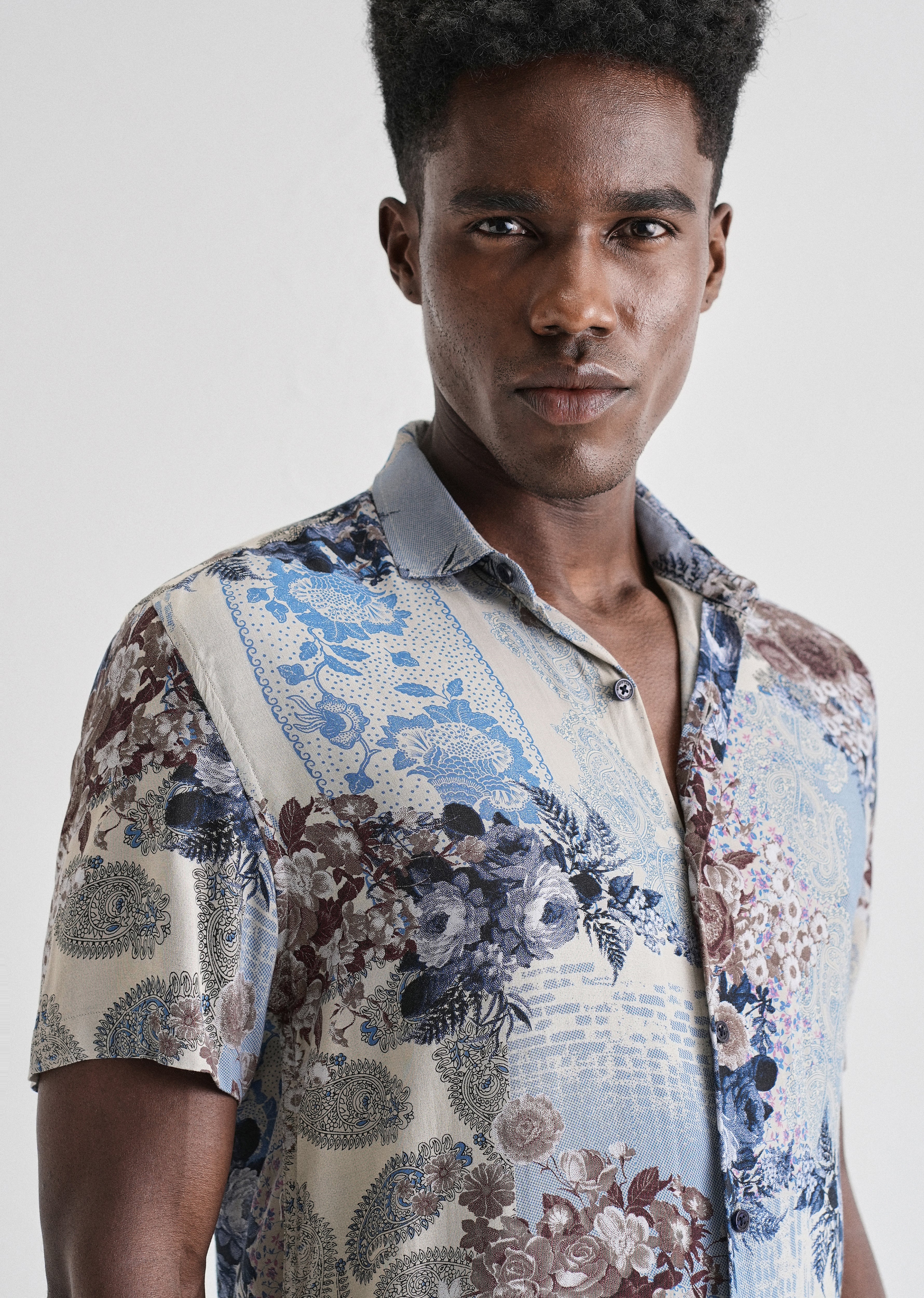 Florets Rose Feather shirt