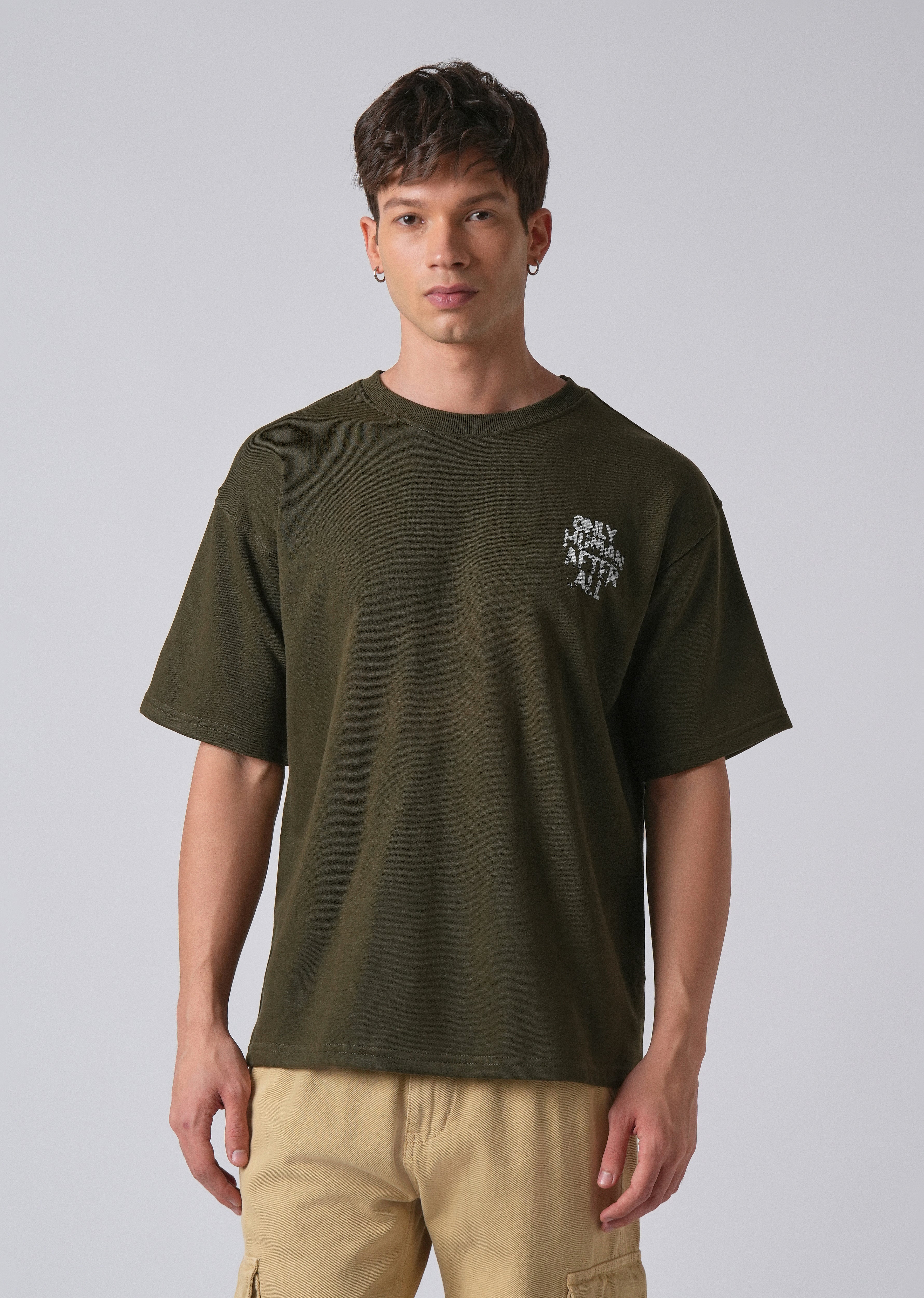 Forest Olive Oversized T-shirt