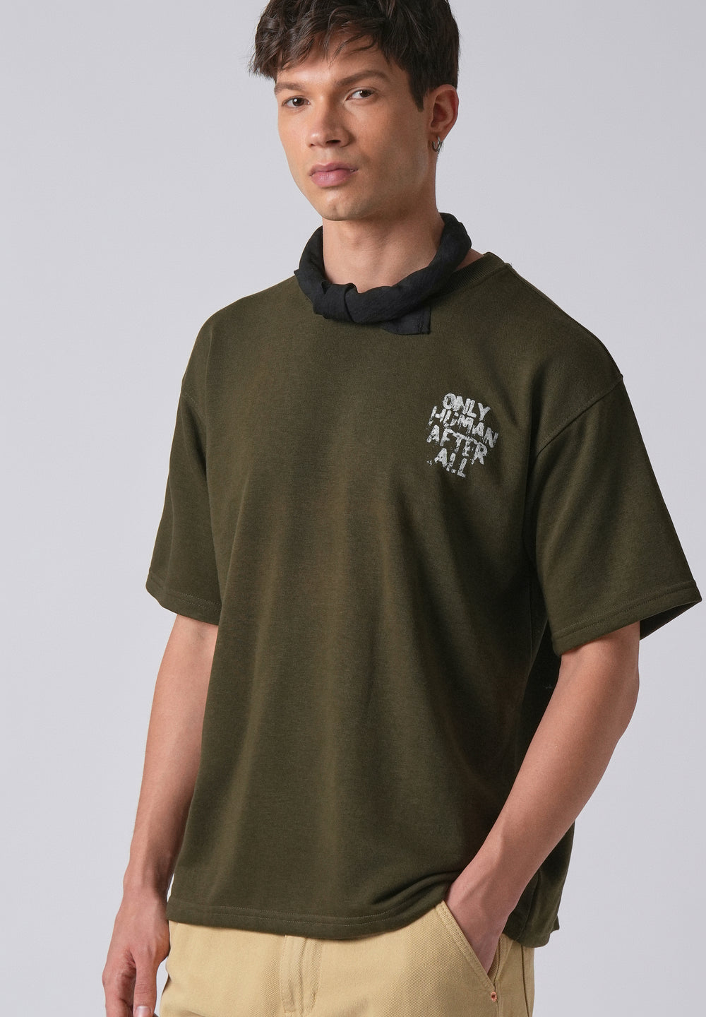 Forest Olive Oversized T-shirt