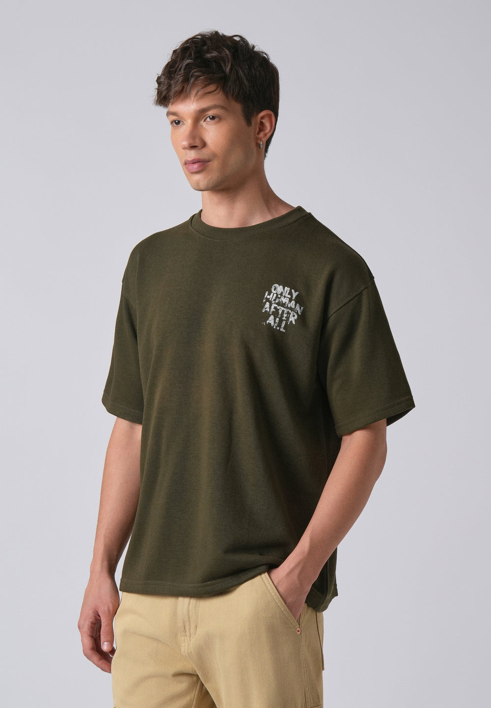 Forest Olive Oversized T-shirt