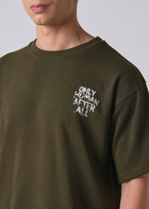 Forest Olive Oversized T-shirt