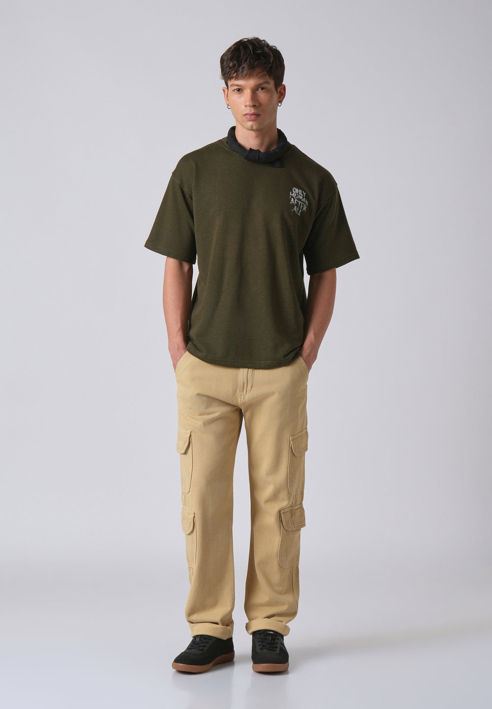 Forest Olive Oversized T-shirt