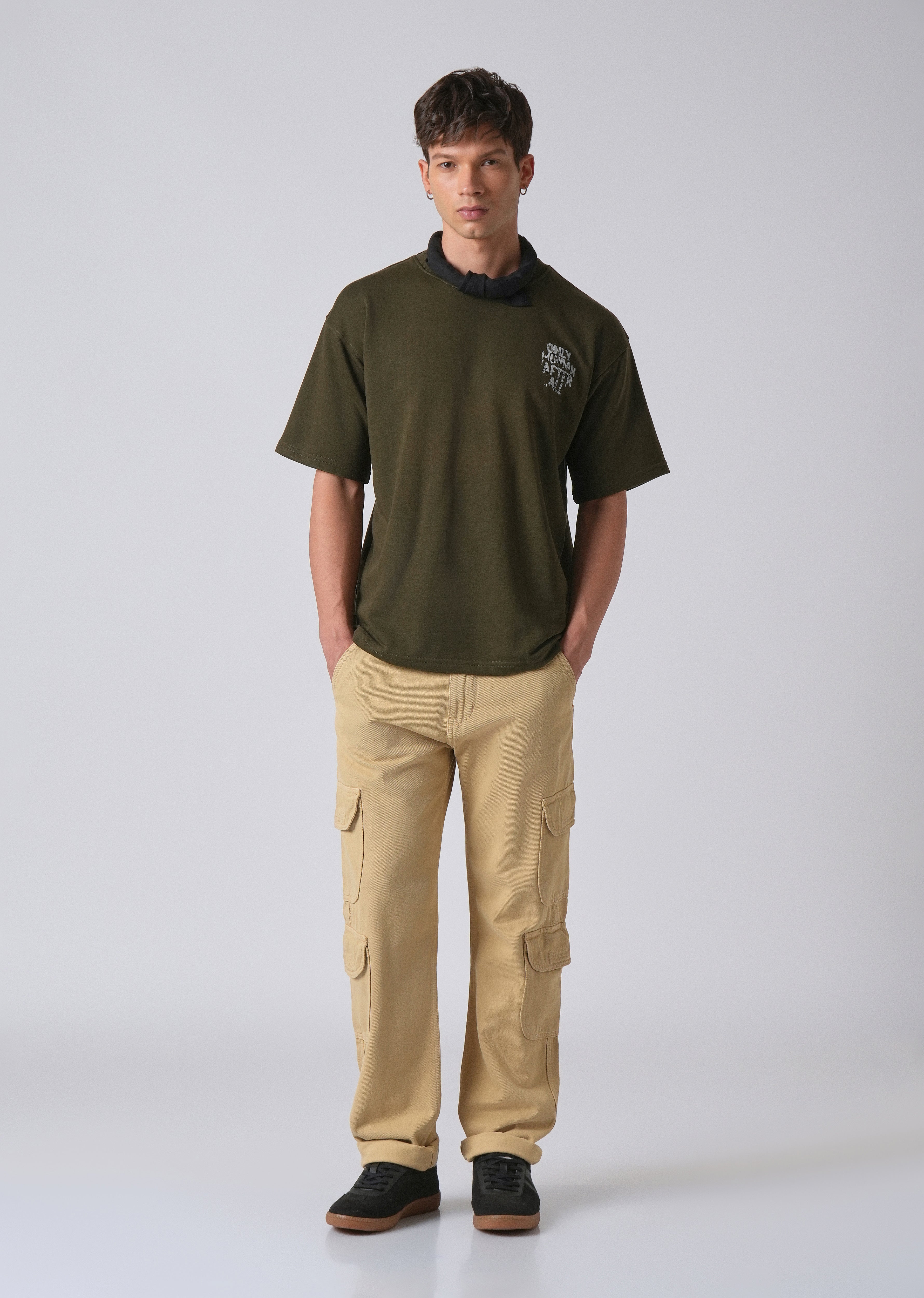 Forest Olive Oversized T-shirt