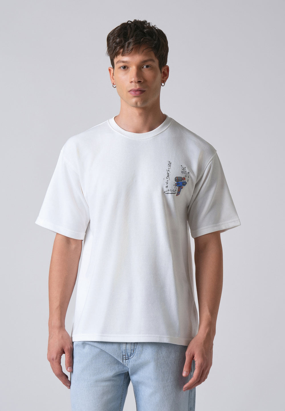 Ghost White Oversized T-shirt
