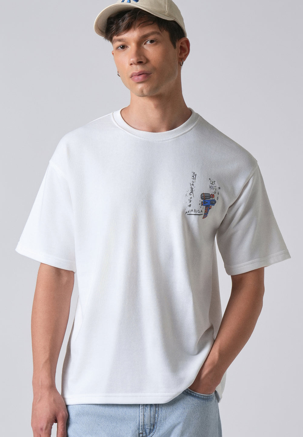 Ghost White Oversized T-shirt