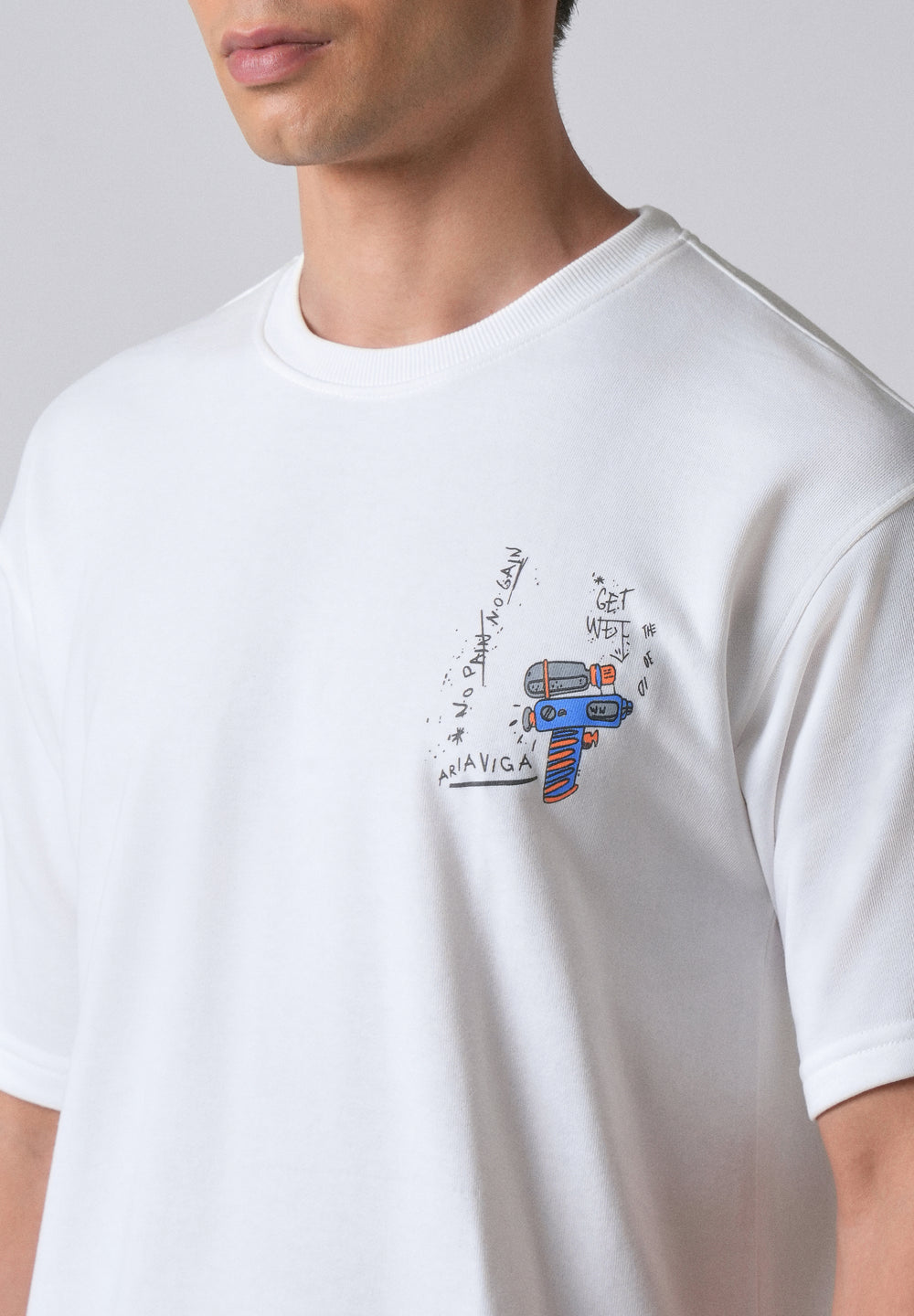 Ghost White Oversized T-shirt