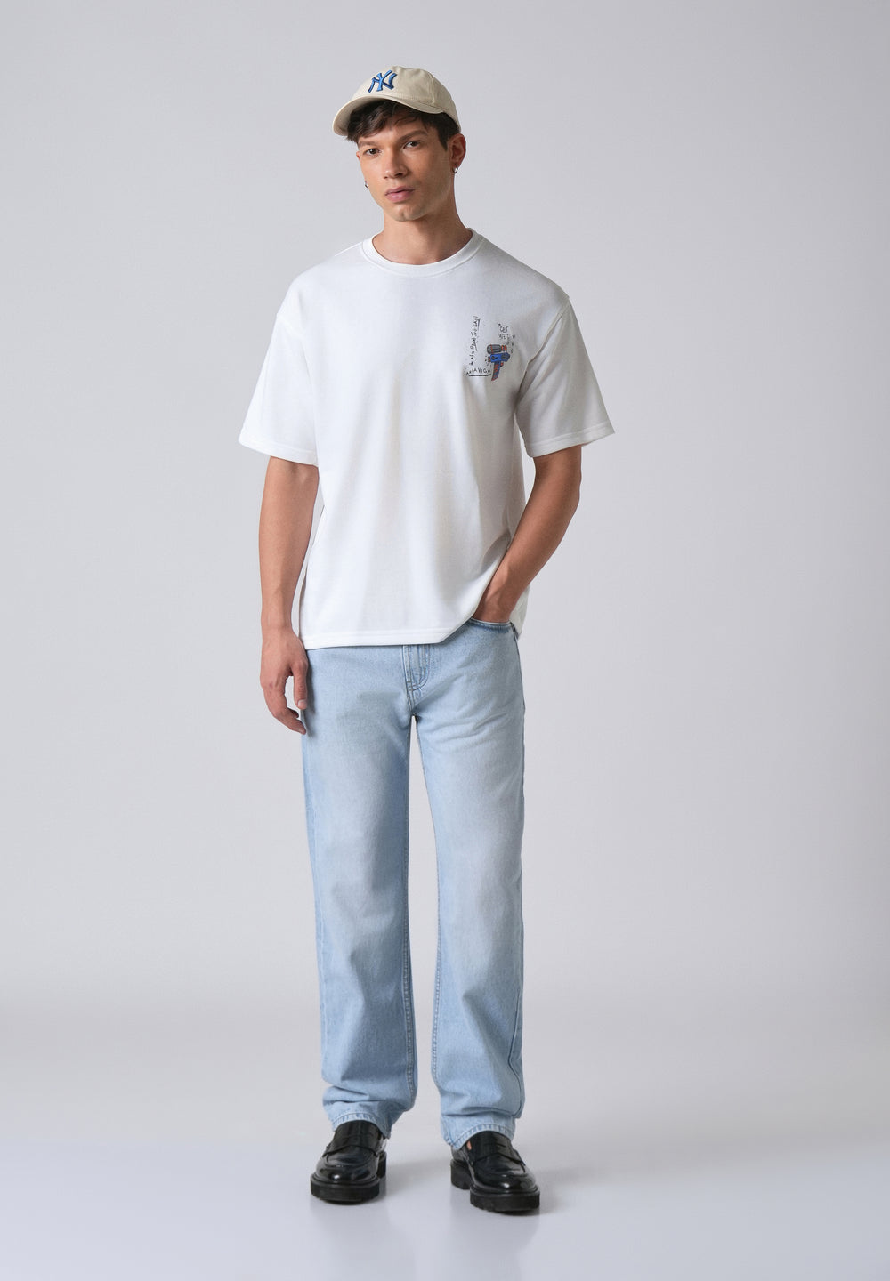 Ghost White Oversized T-shirt