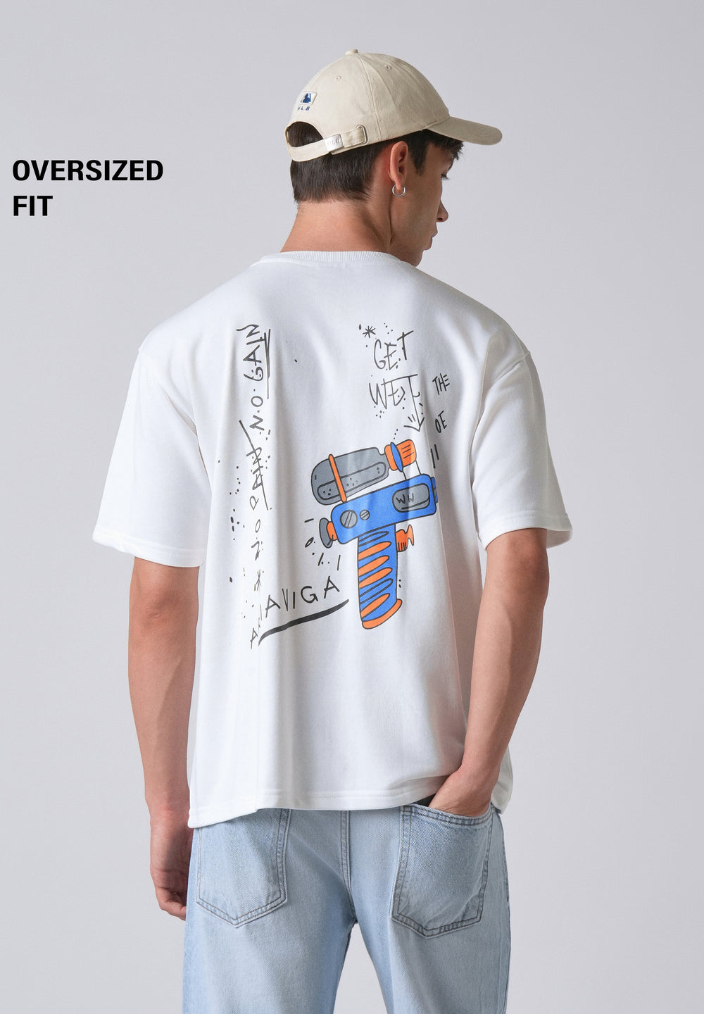 Ghost White Oversized T-shirt