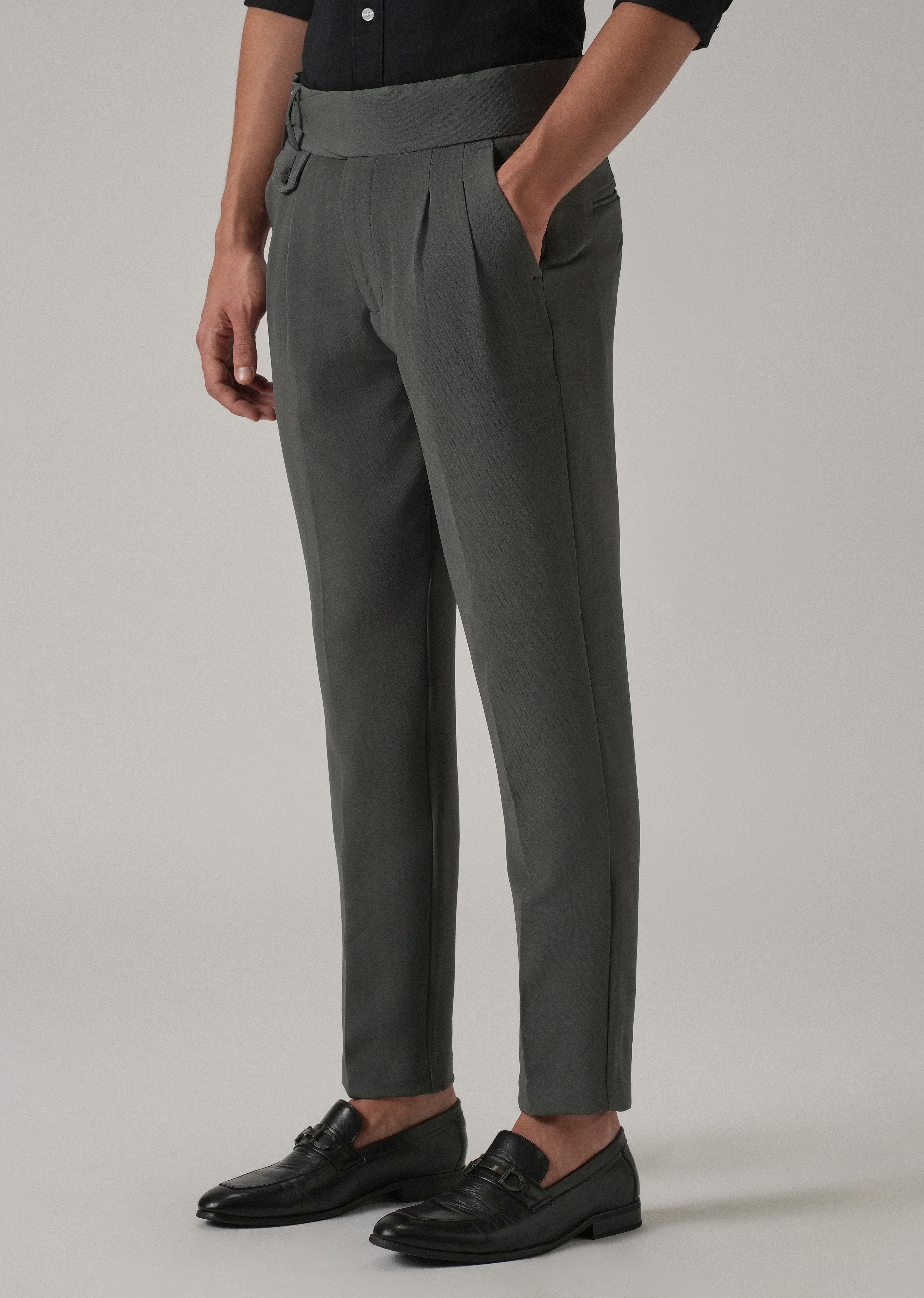 Graphite Grey Gurkha Pant