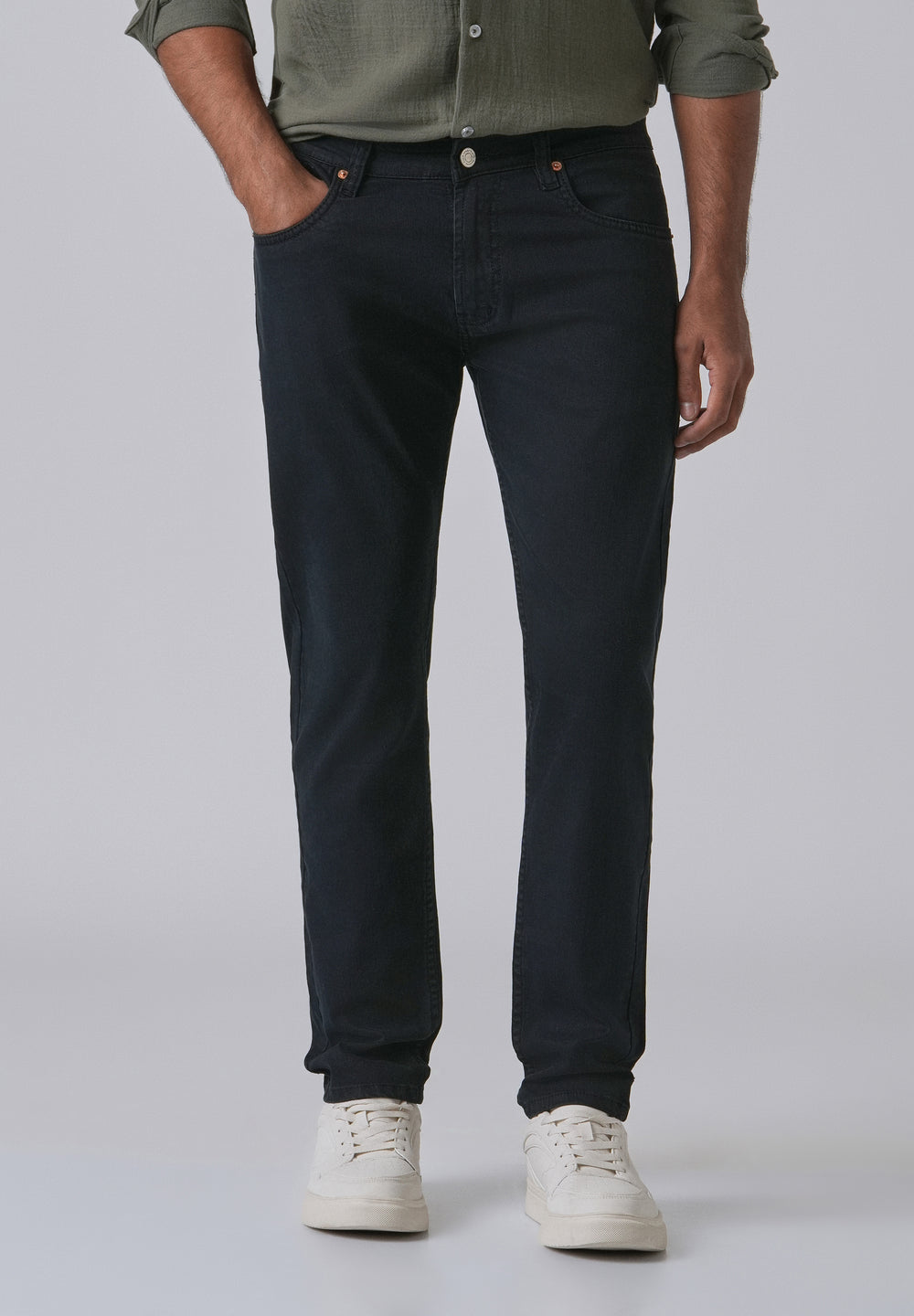 Grease Blue Slim fit Jeans