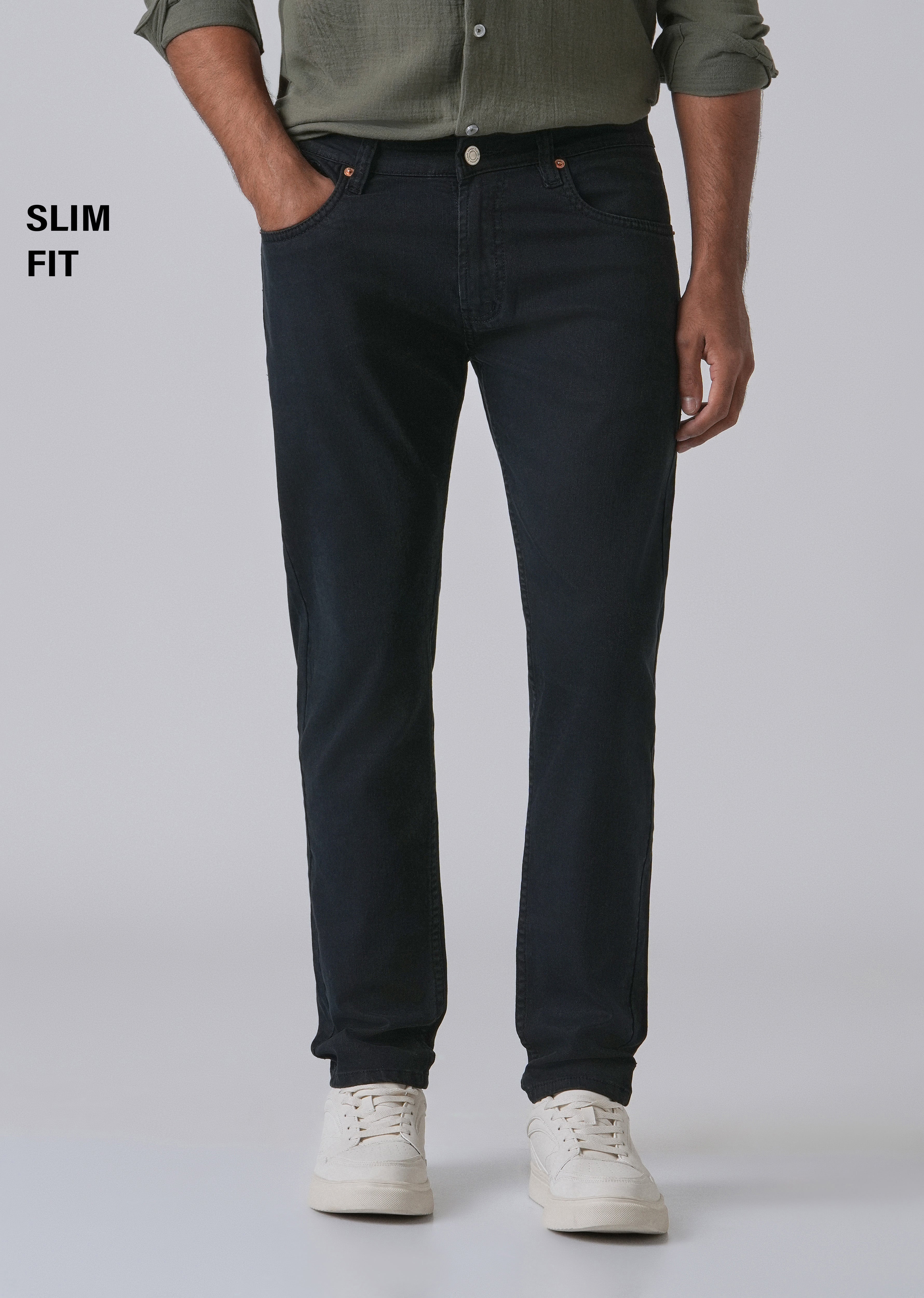Grease Blue Slim fit Jeans