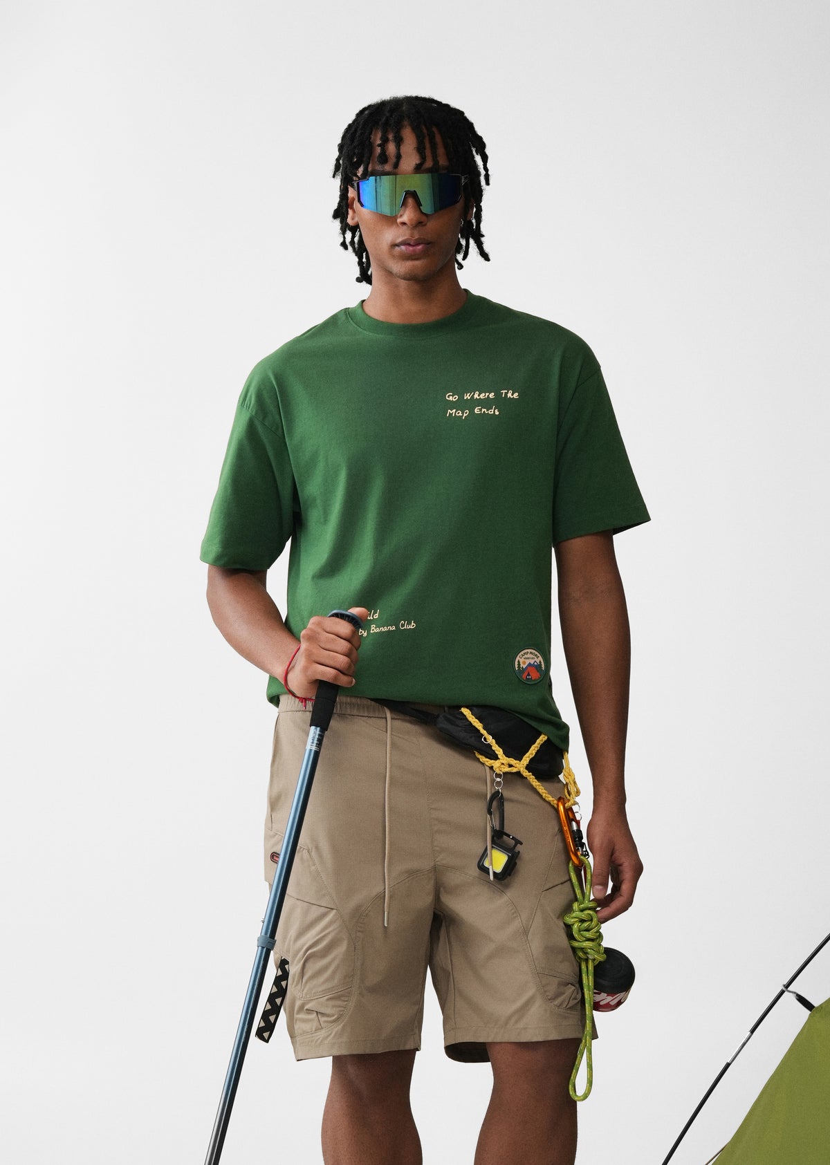 Green Adventure Graphic T-shirt