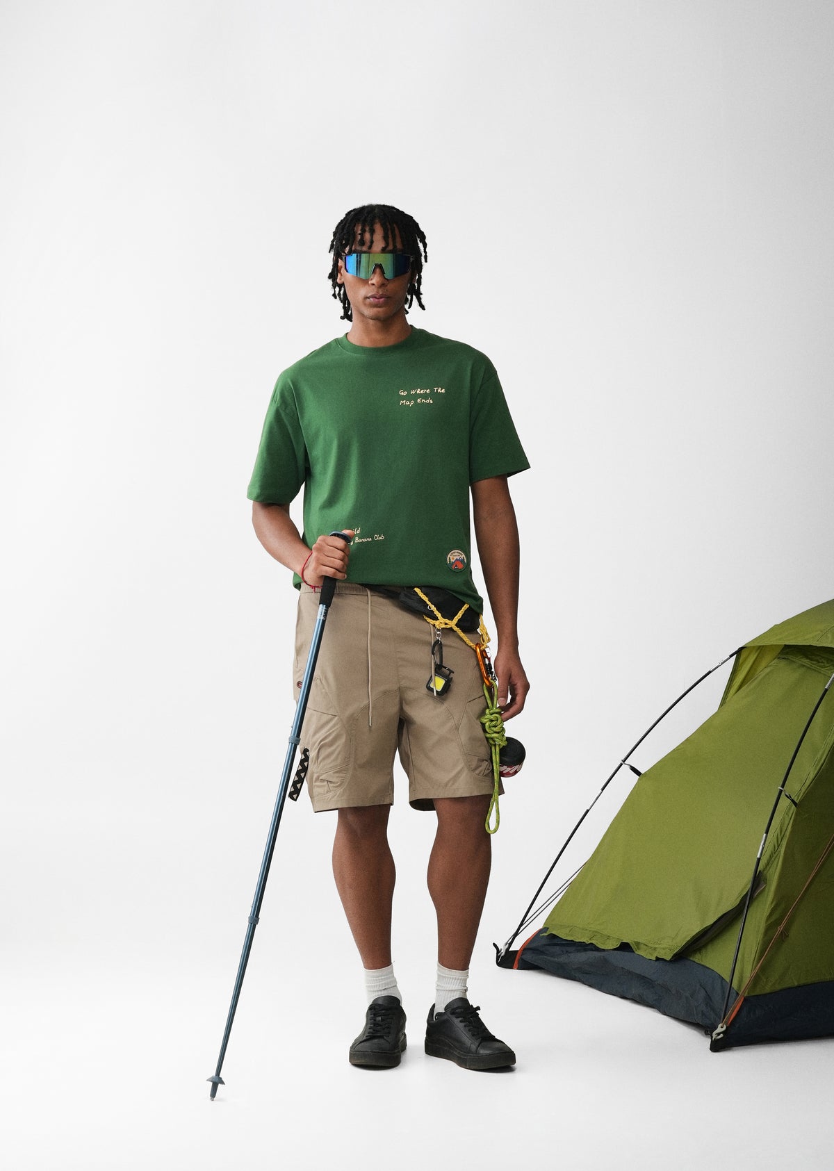 Green Adventure Graphic T-shirt