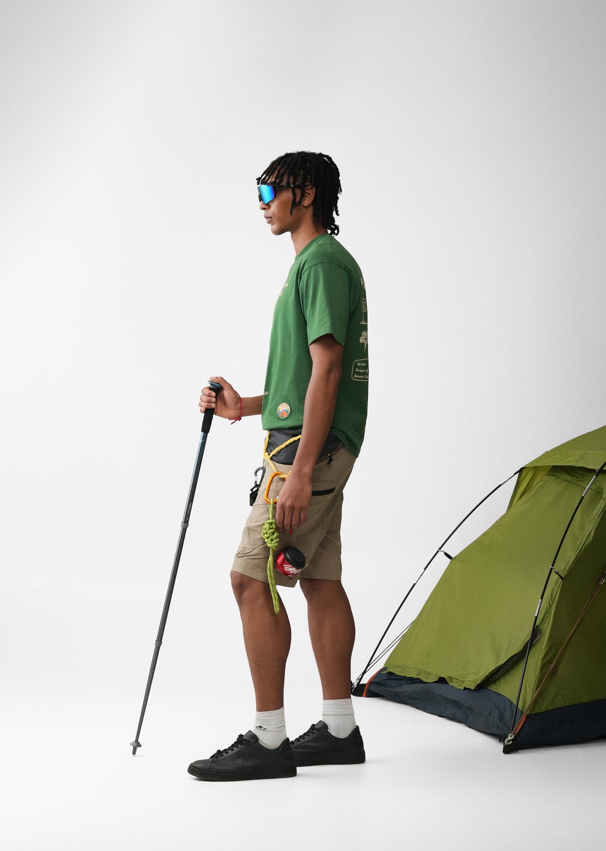 Green Adventure Graphic T-shirt
